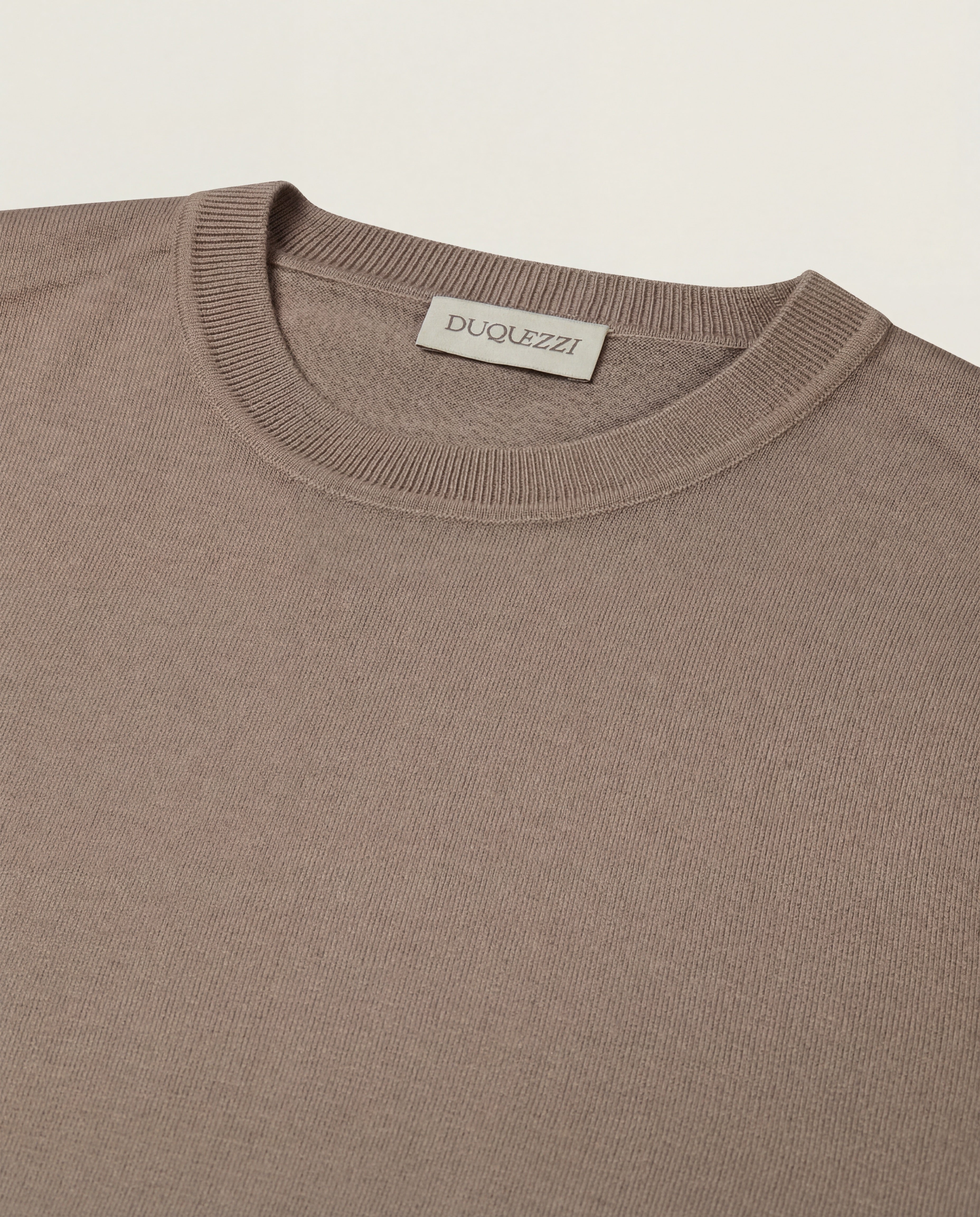 DUQUEZZI MERINO T-SHIRT | Taupe