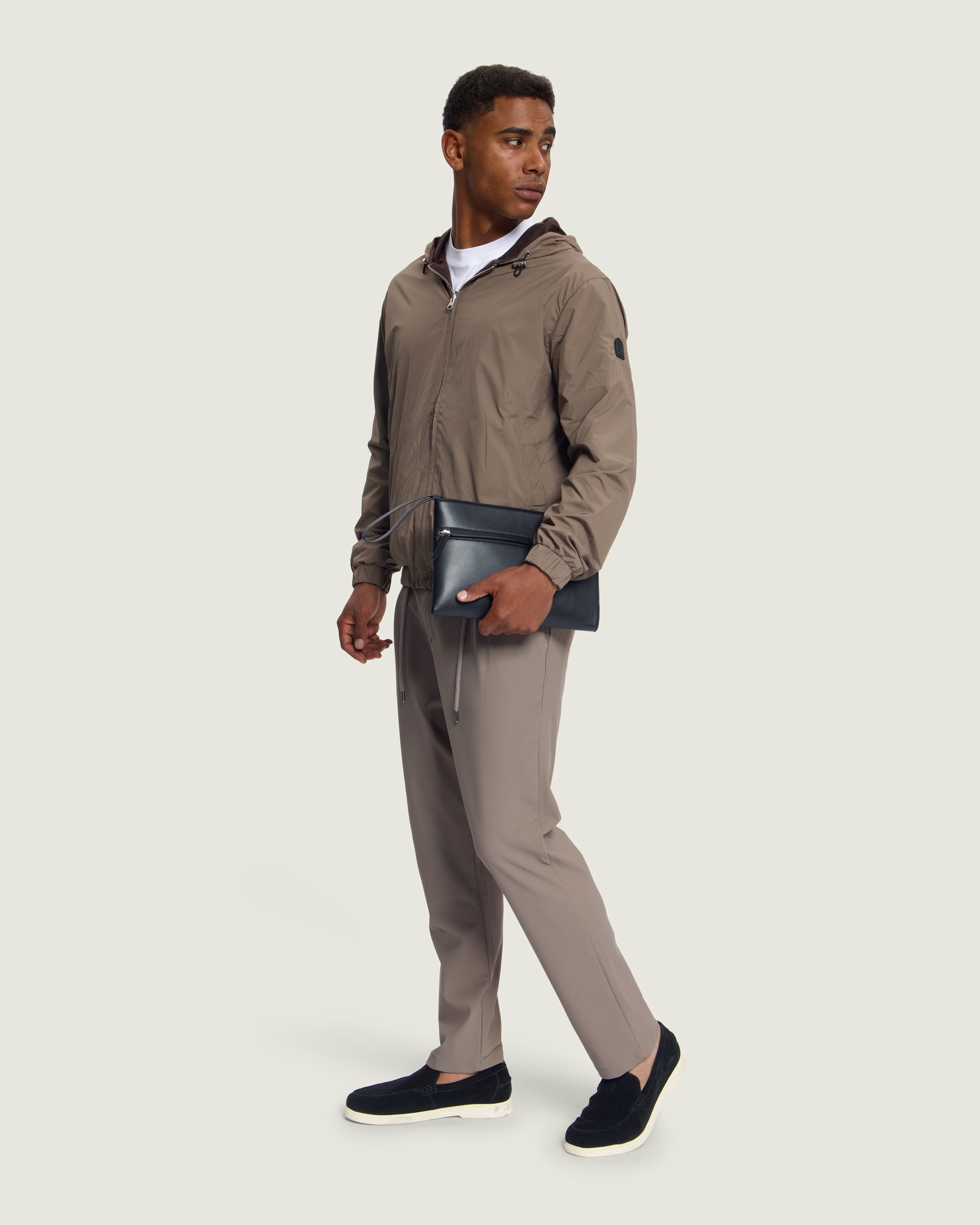 DUQUEZZI HOODED REVERSIBLE BOMBER | Desert