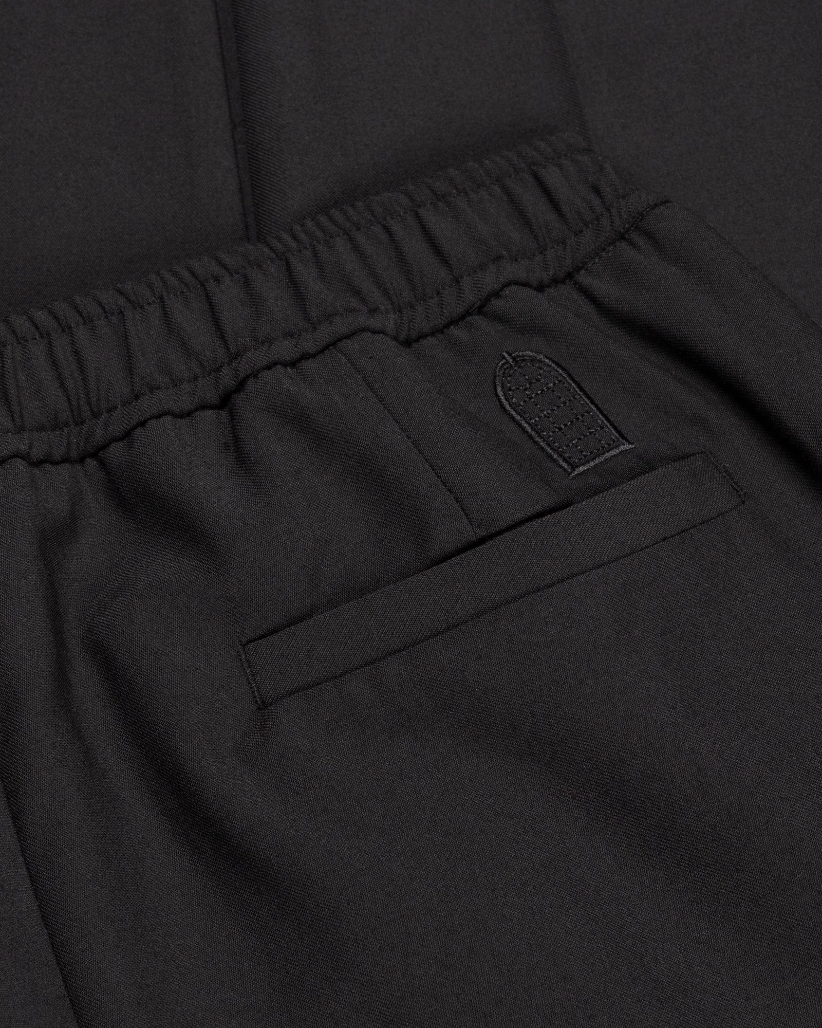 DUQUEZZI WOOL BLEND TROUSERS | Black