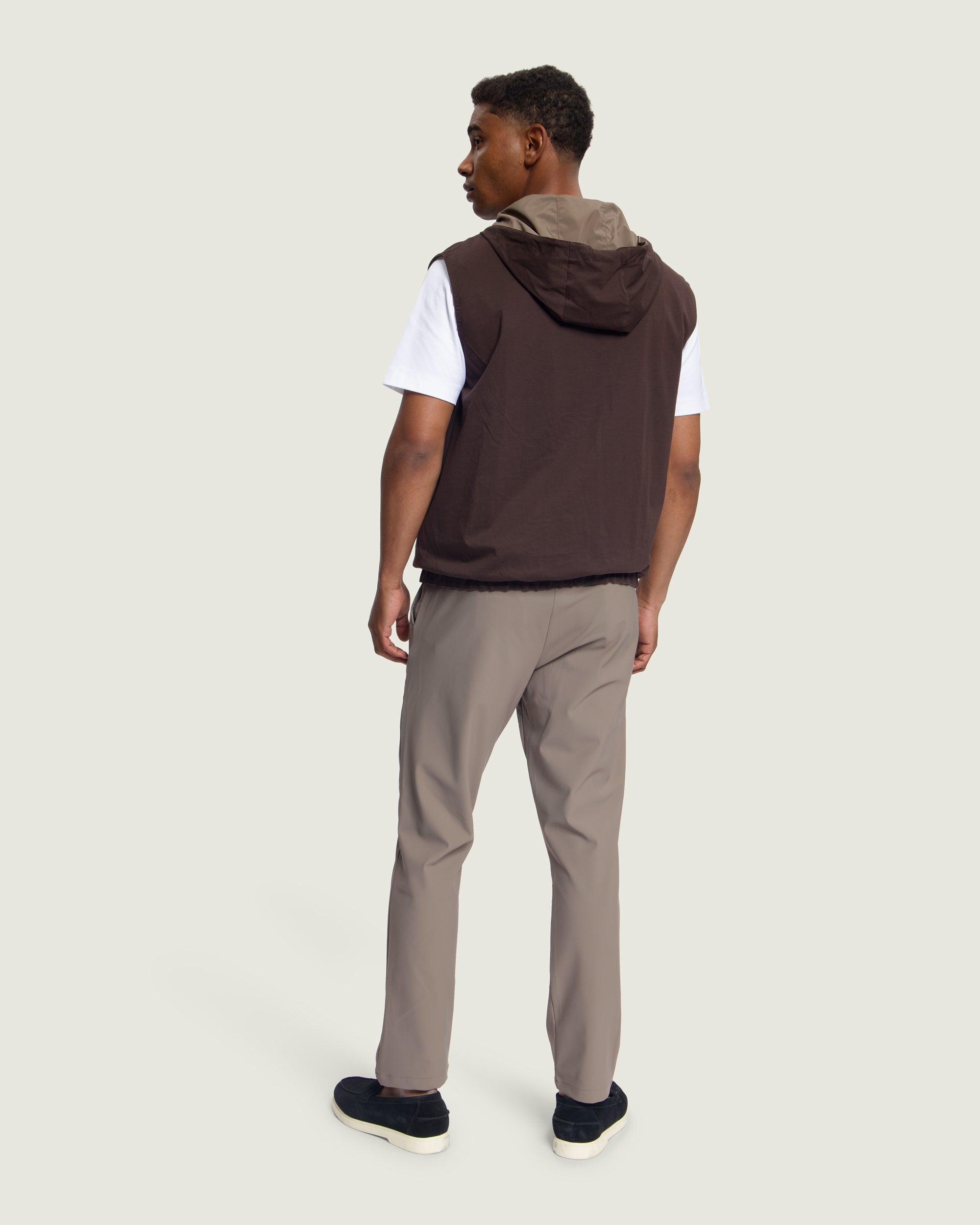 DUQUEZZI REVERSIBLE VEST | Desert