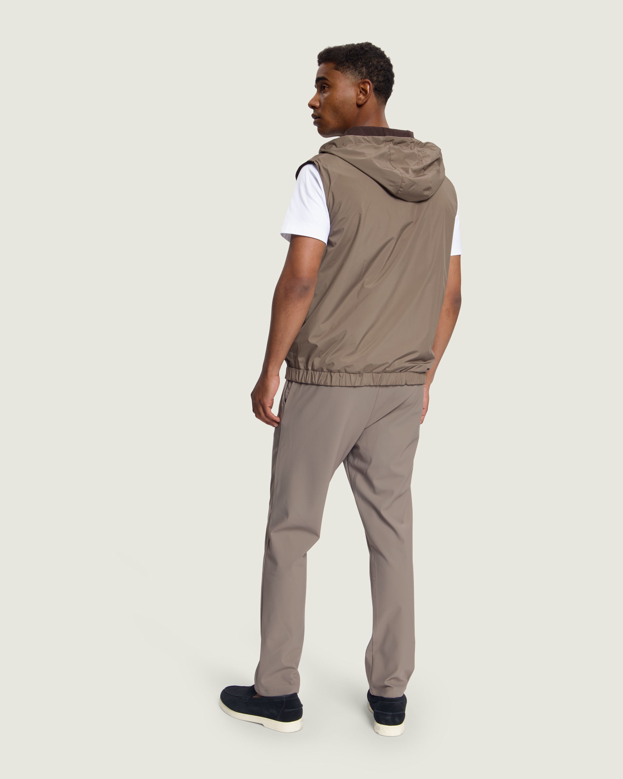 DUQUEZZI REVERSIBLE VEST | Desert