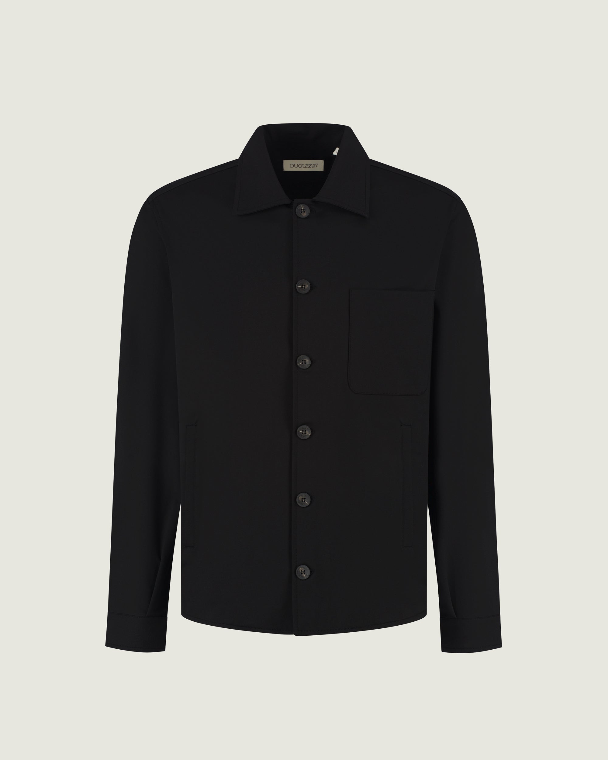 DUQUEZZI WOOL BLEND OVERSHIRT | Black