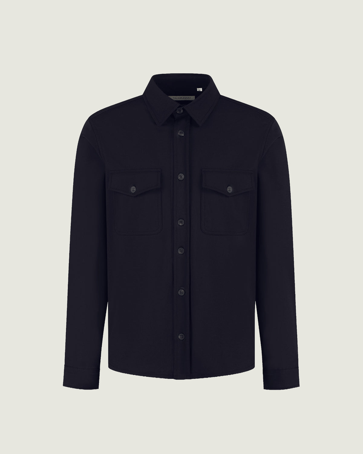DUQUEZZI WOOL BLEND OVERSHIRT ARTURO | Navy