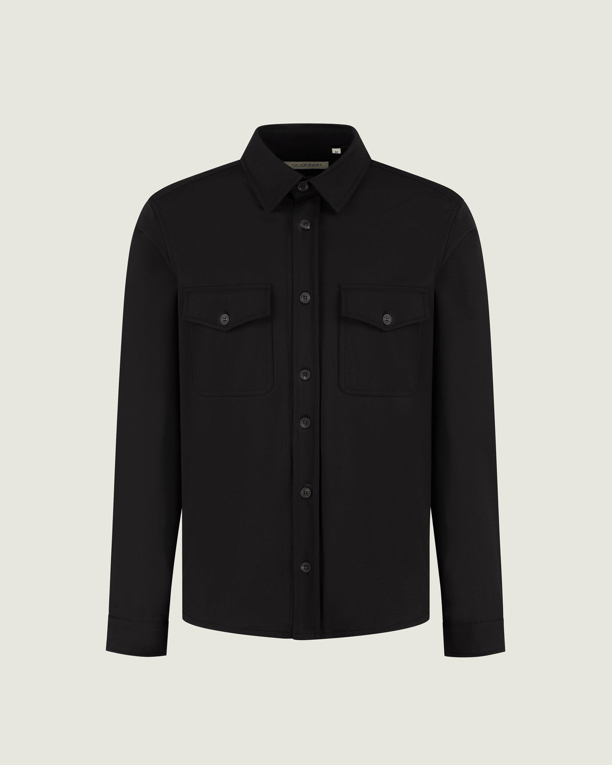 DUQUEZZI WOOL BLEND OVERSHIRT ARTURO | Black