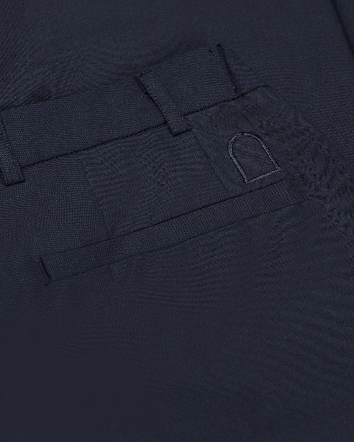 DUQUEZZI CESARE WOOL BLEND PANTS | Navy