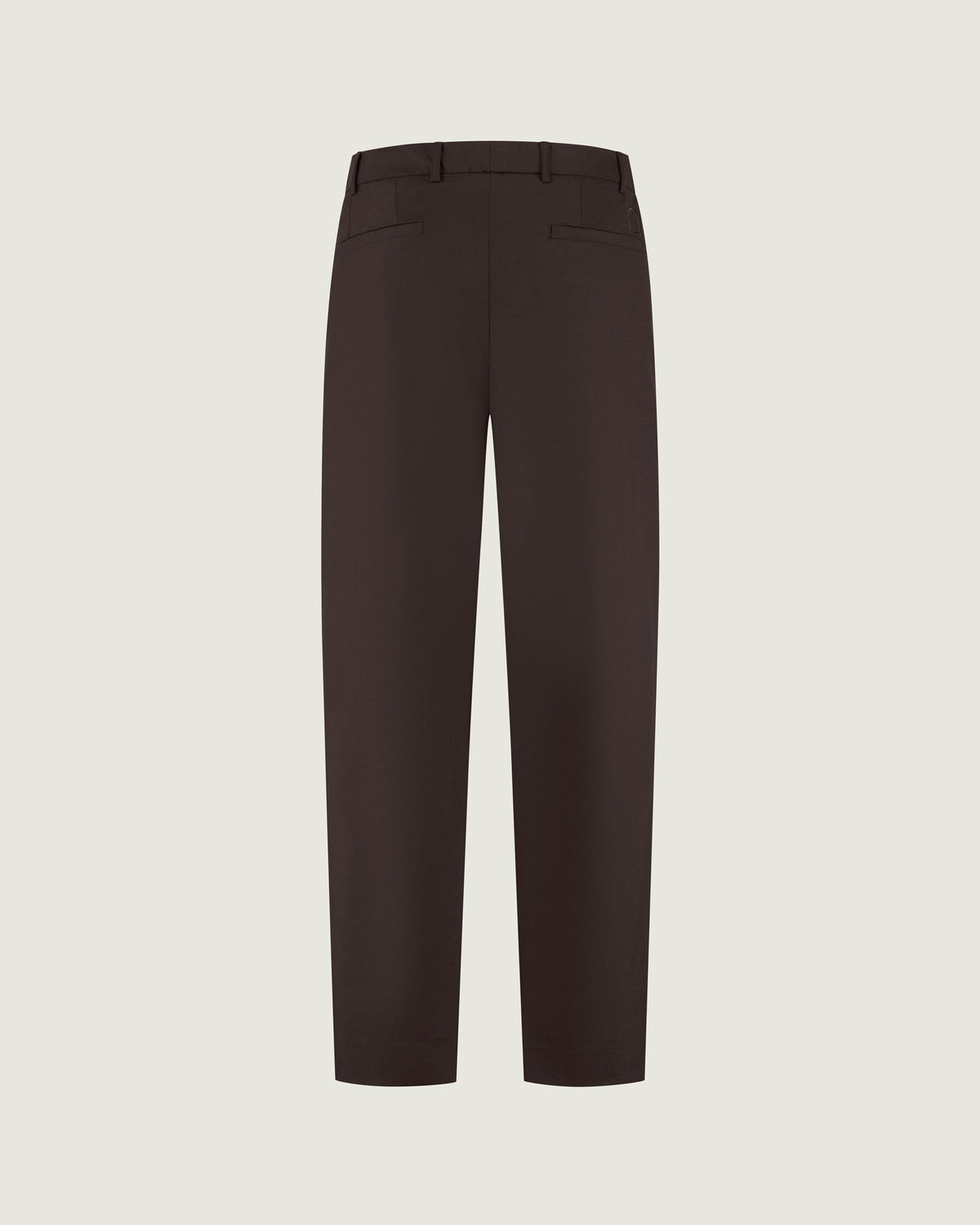 DUQUEZZI CESARE WOOL BLEND PANTS | Dark Brown