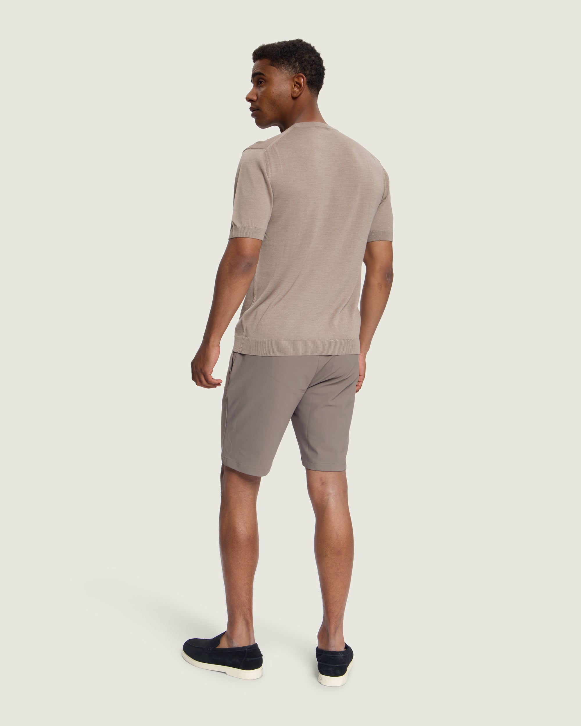 DUQUEZZI MERINO T-SHIRT | Taupe