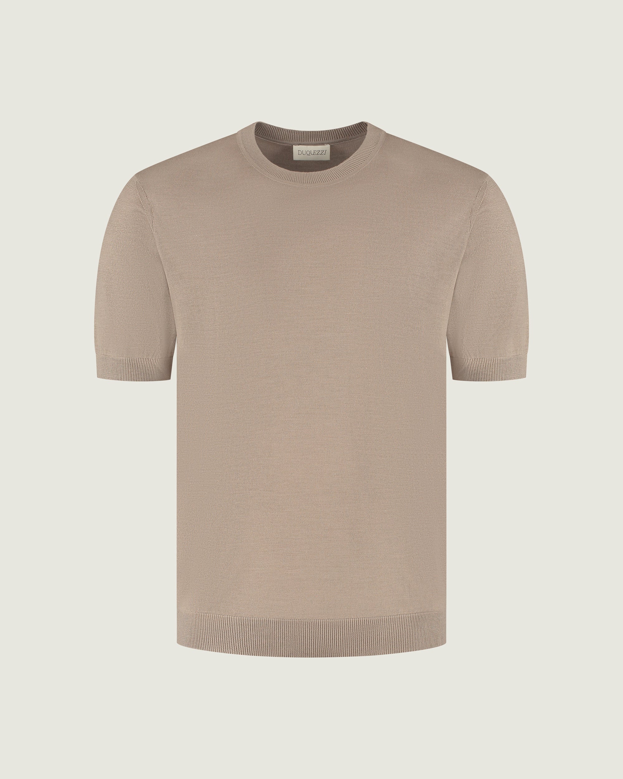 DUQUEZZI MERINO T-SHIRT | Taupe