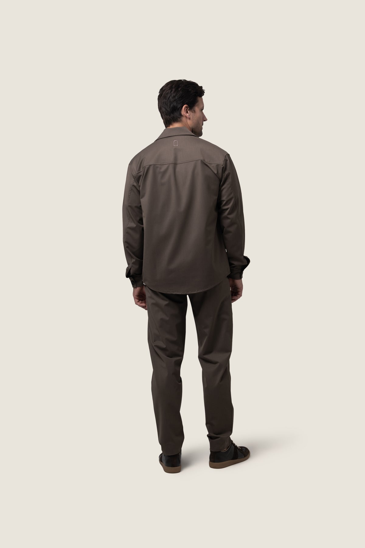 DUQUEZZI WOOL BLEND TROUSERS | Caramel Syrup