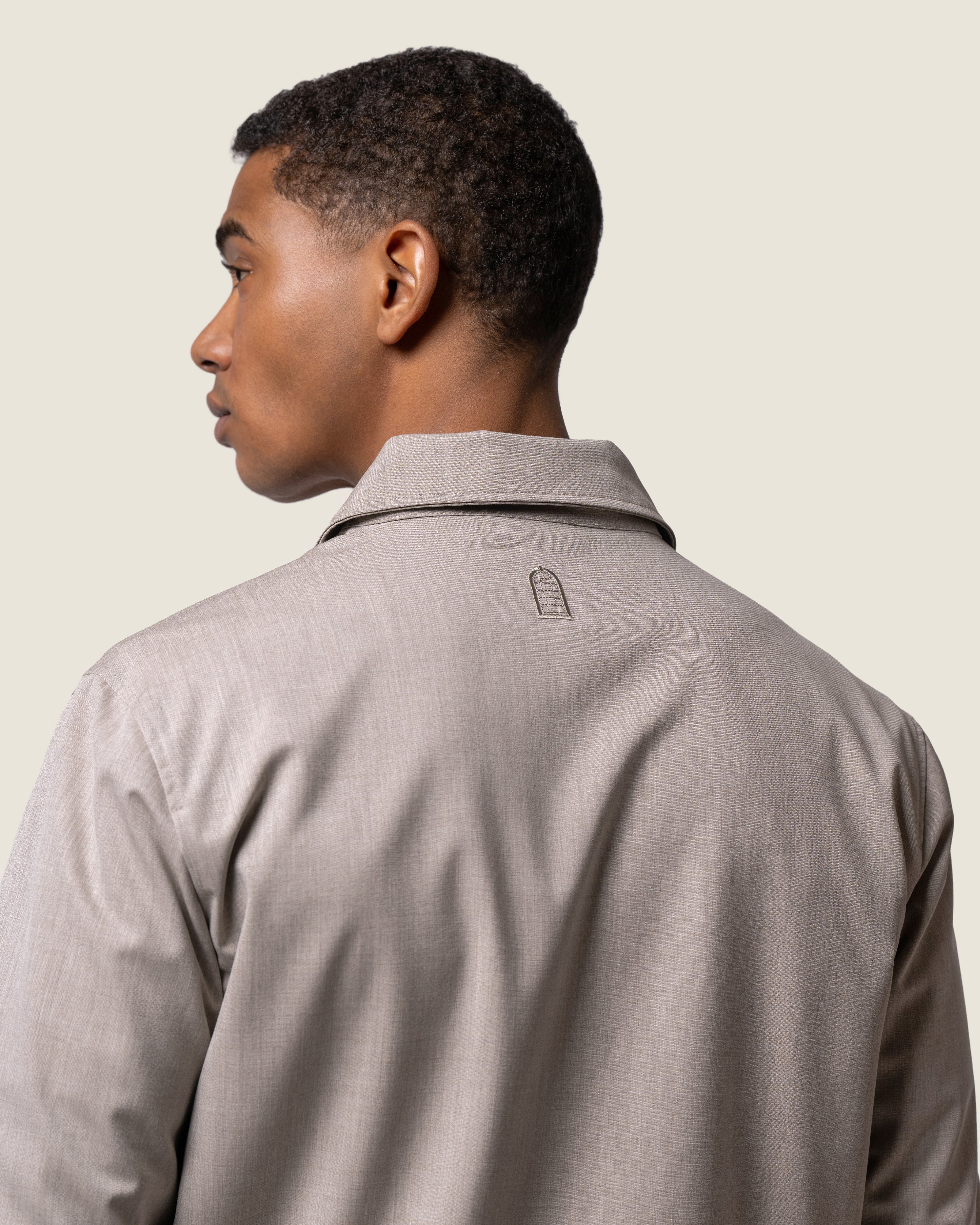 DUQUEZZI WOOL STRETCH JACKET | Beige