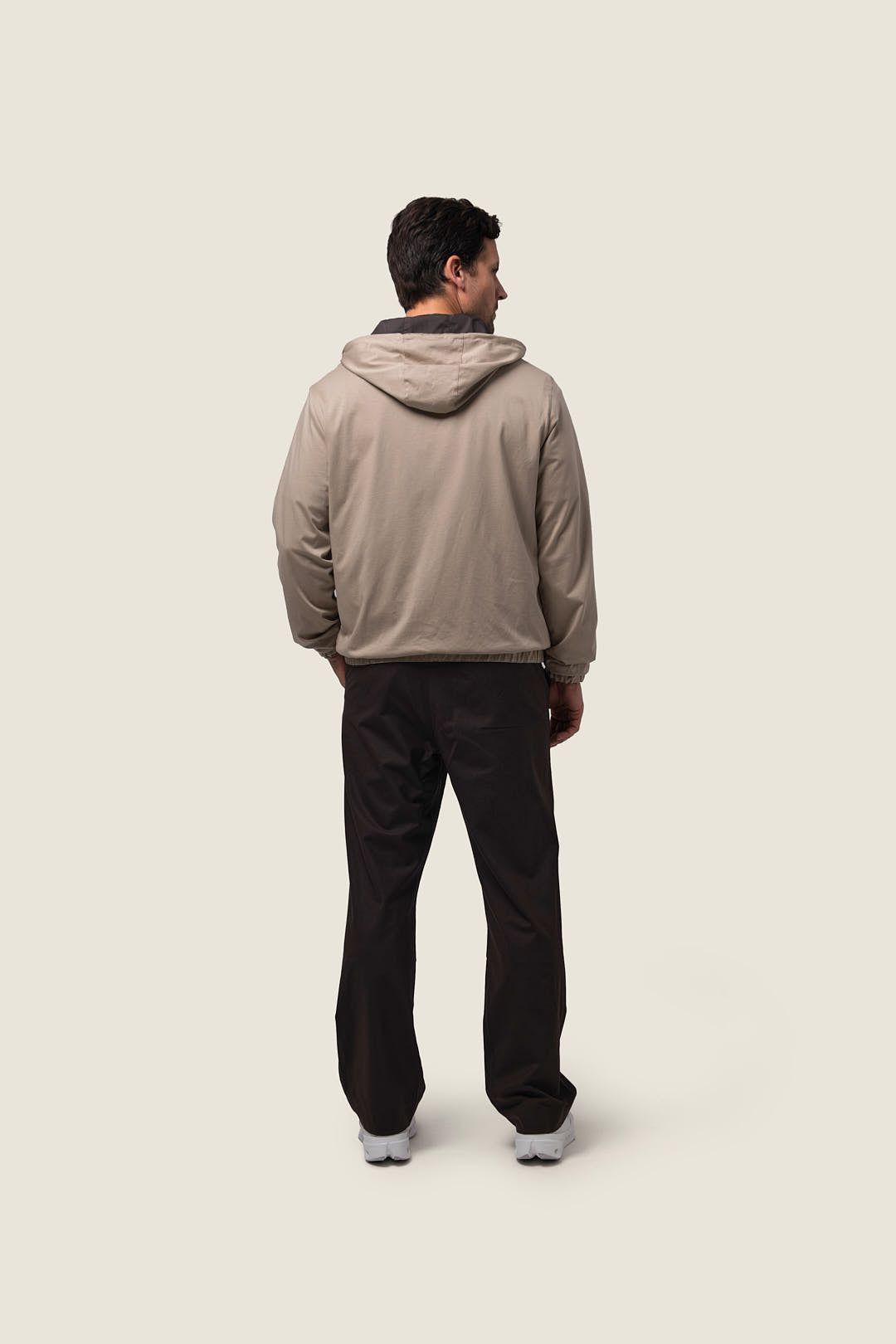 DUQUEZZI HOODED REVERSIBLE BOMBER | Caramel Syrup