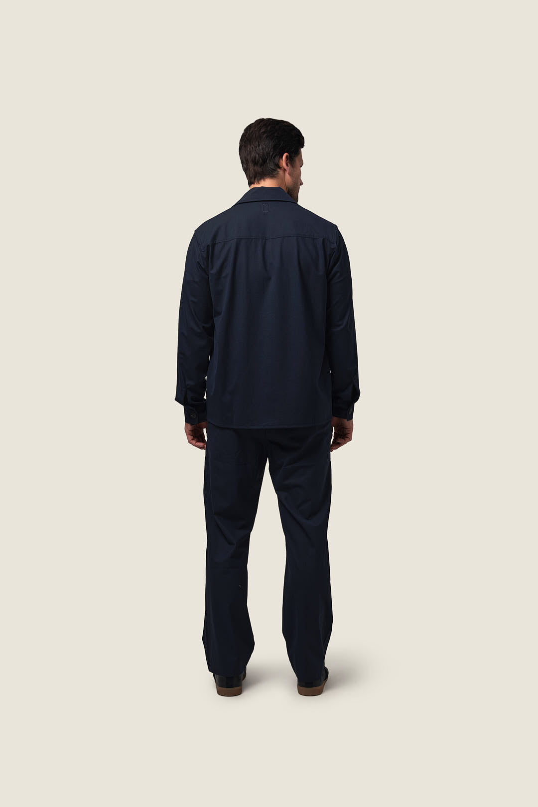 DUQUEZZI CESARE WOOL BLEND PANTS | Navy
