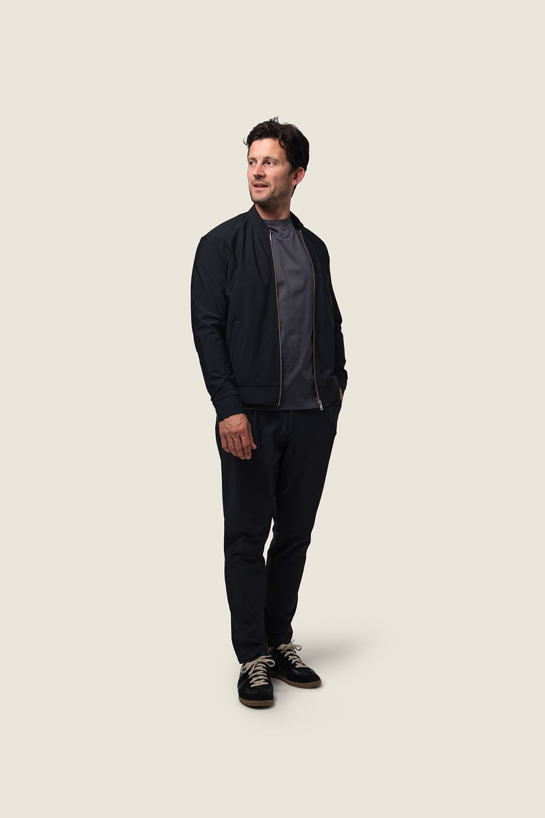 DUQUEZZI DYNAMIC BOMBER JACKET | Black