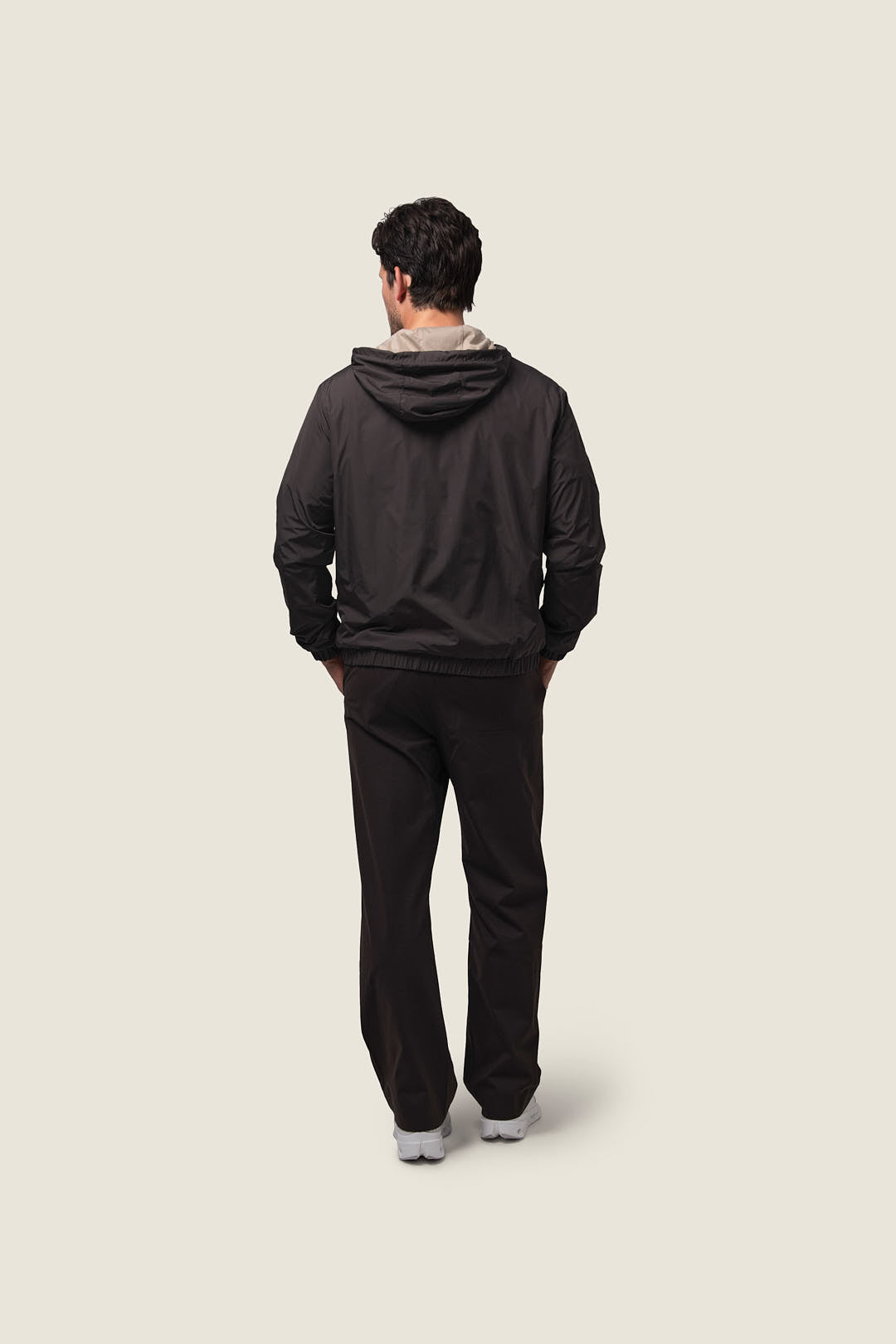 DUQUEZZI HOODED REVERSIBLE BOMBER | Caramel Syrup
