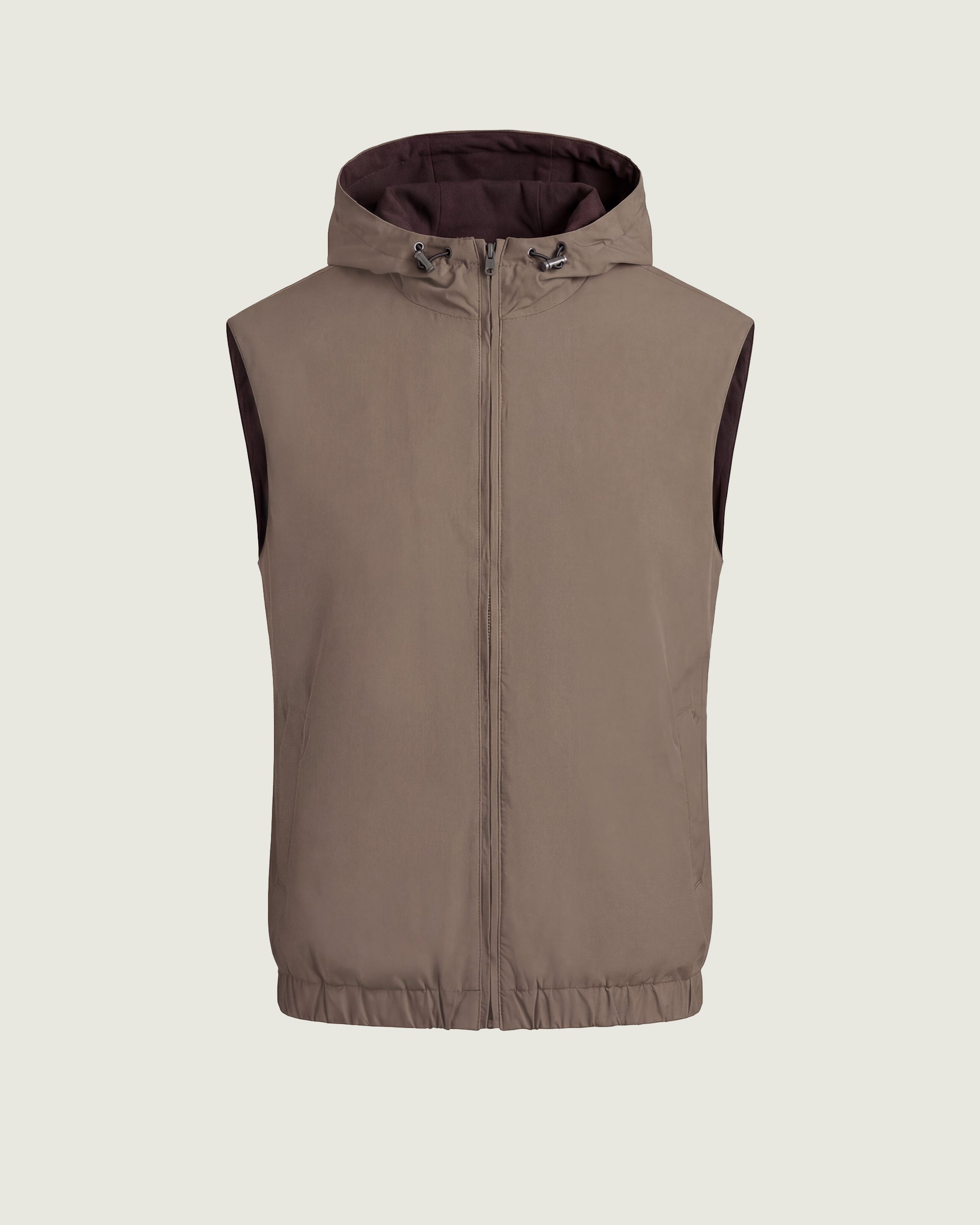 DUQUEZZI REVERSIBLE VEST | Desert
