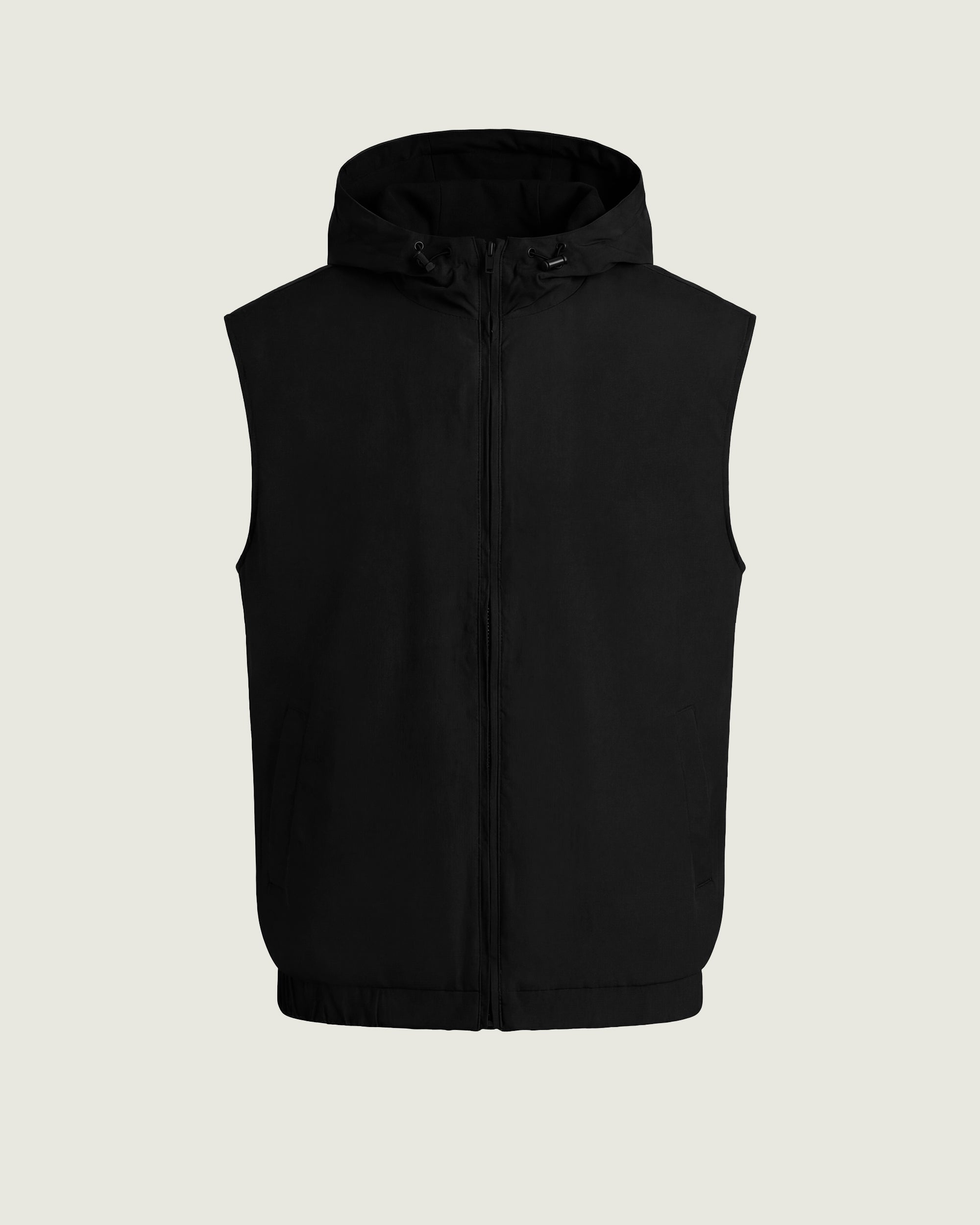 DUQUEZZI REVERSIBLE VEST | Black