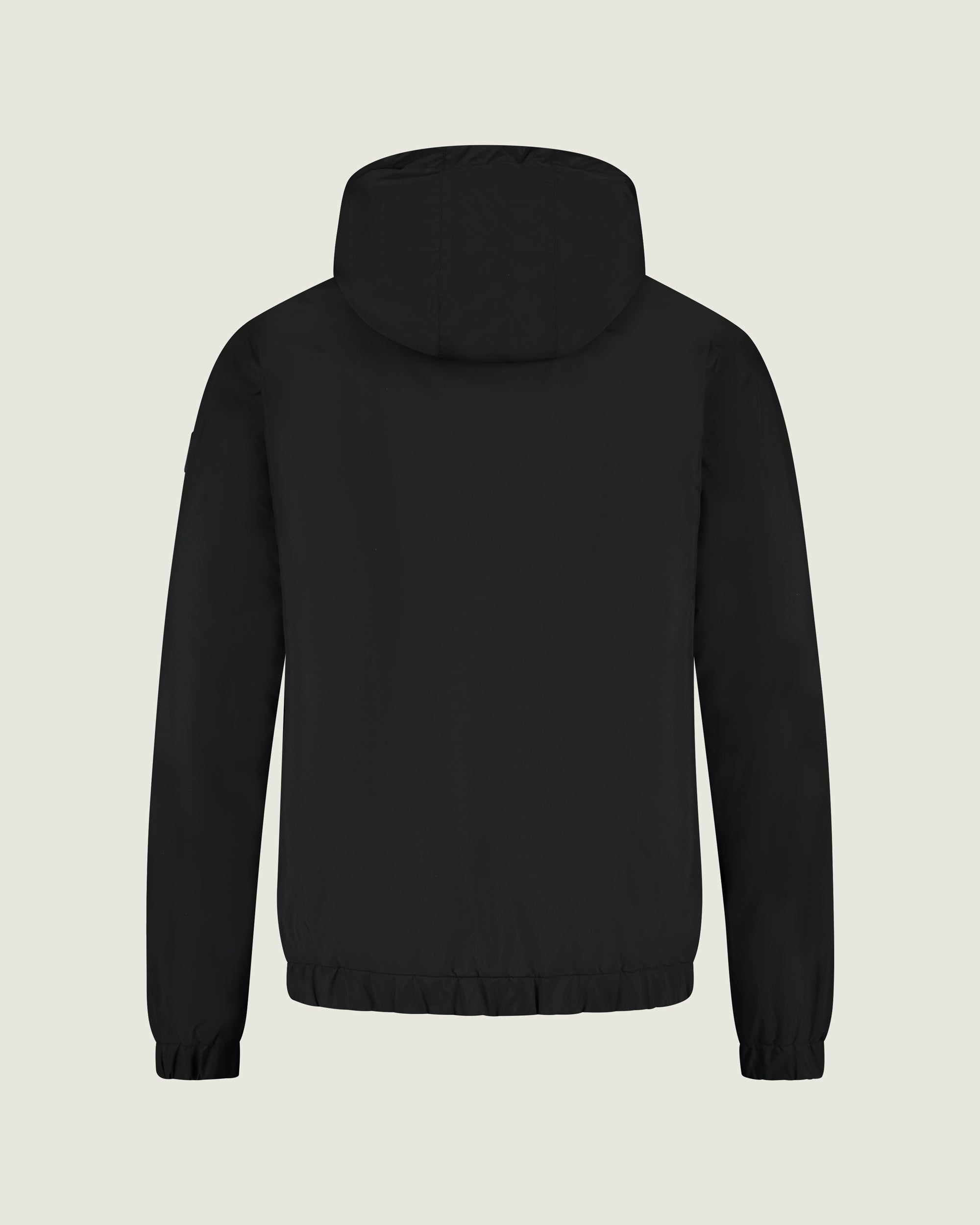 DUQUEZZI HOODED REVERSIBLE BOMBER | Black