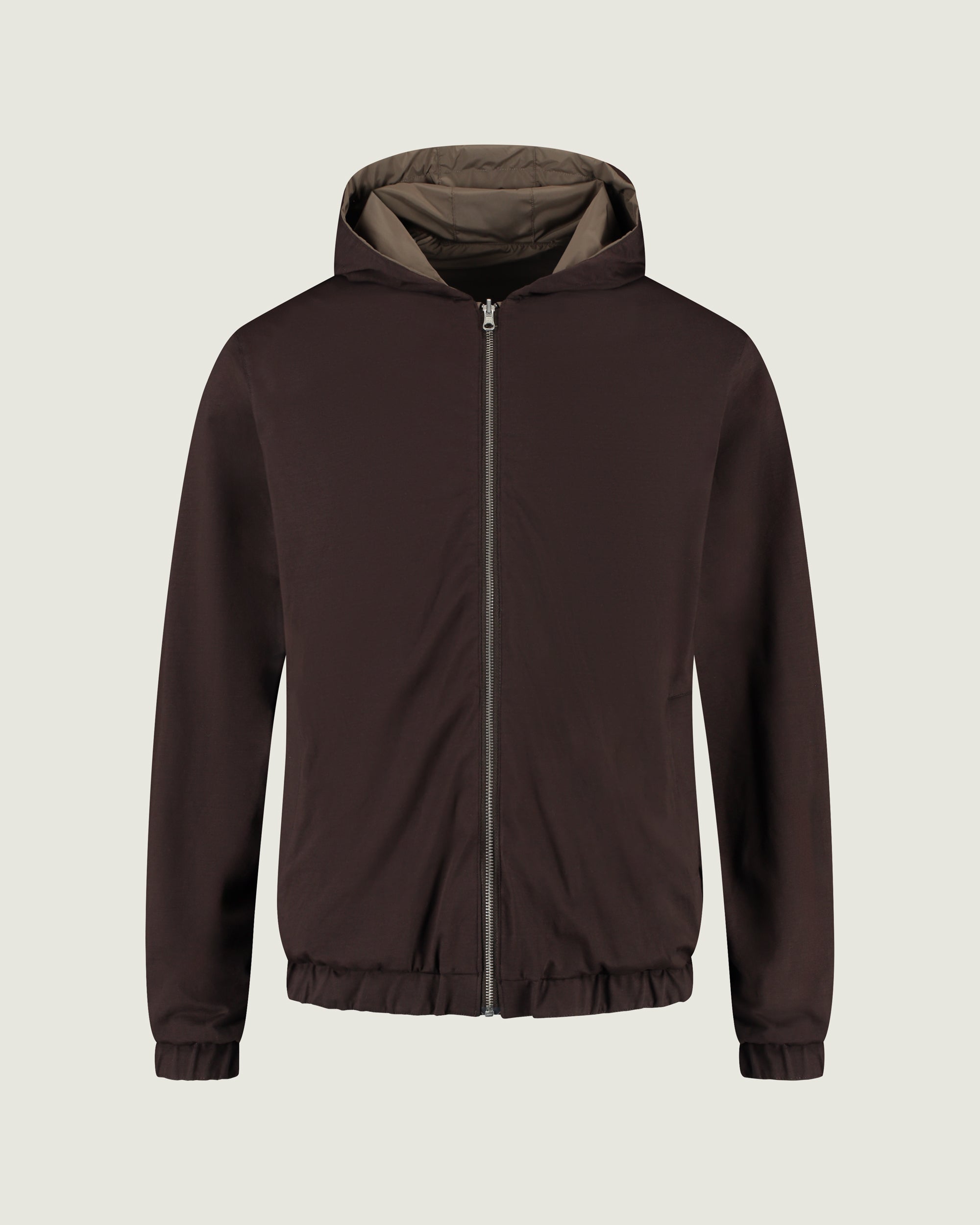 DUQUEZZI HOODED REVERSIBLE BOMBER | Desert