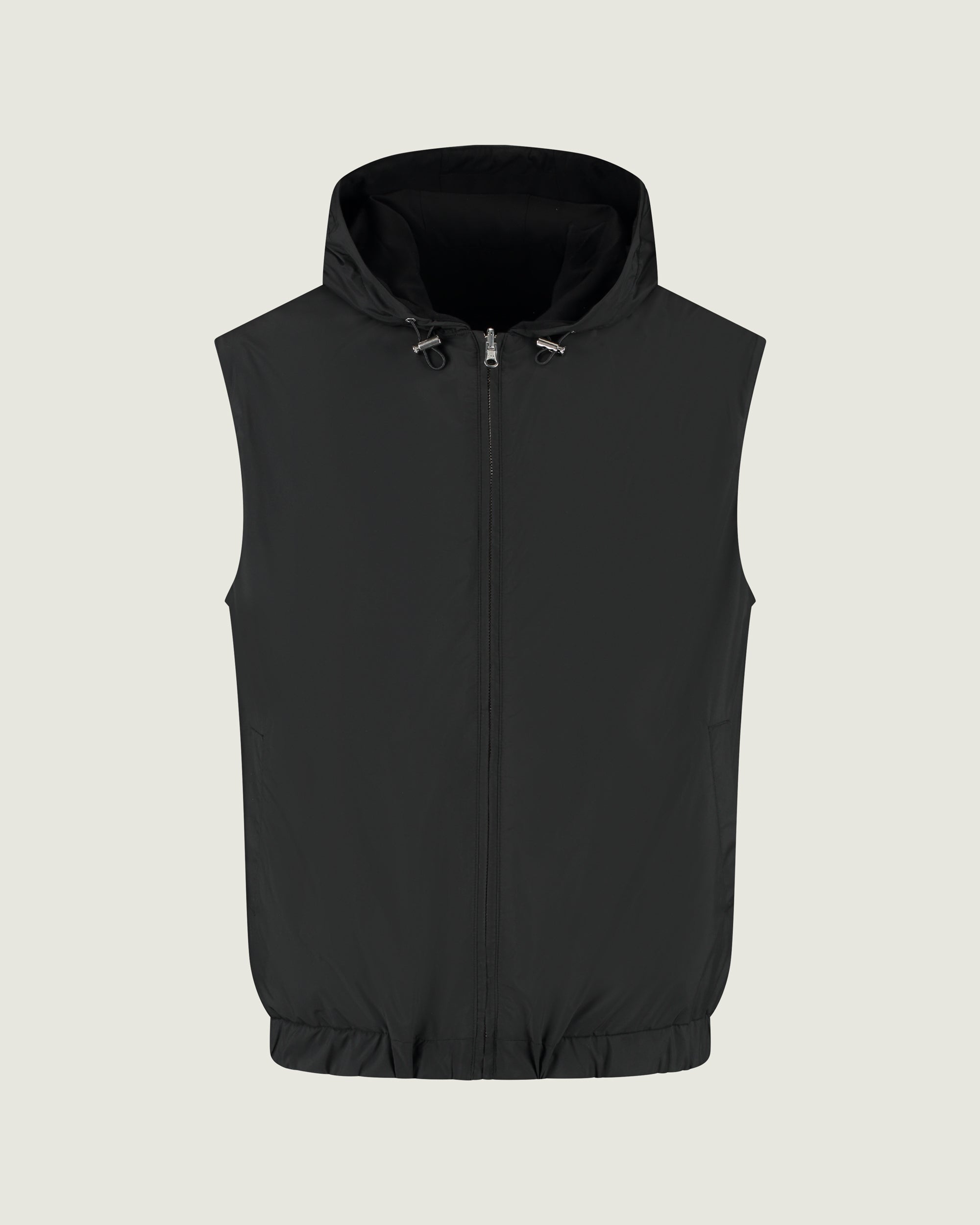 DUQUEZZI REVERSIBLE VEST | Black