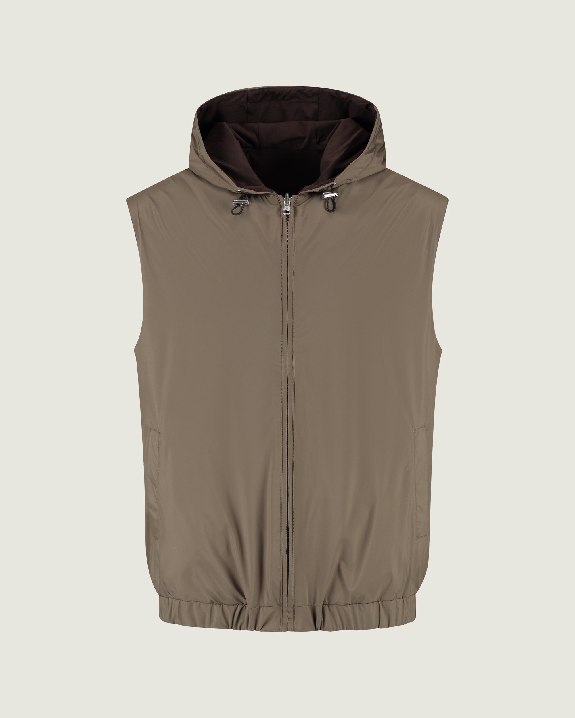 DUQUEZZI REVERSIBLE VEST | Desert