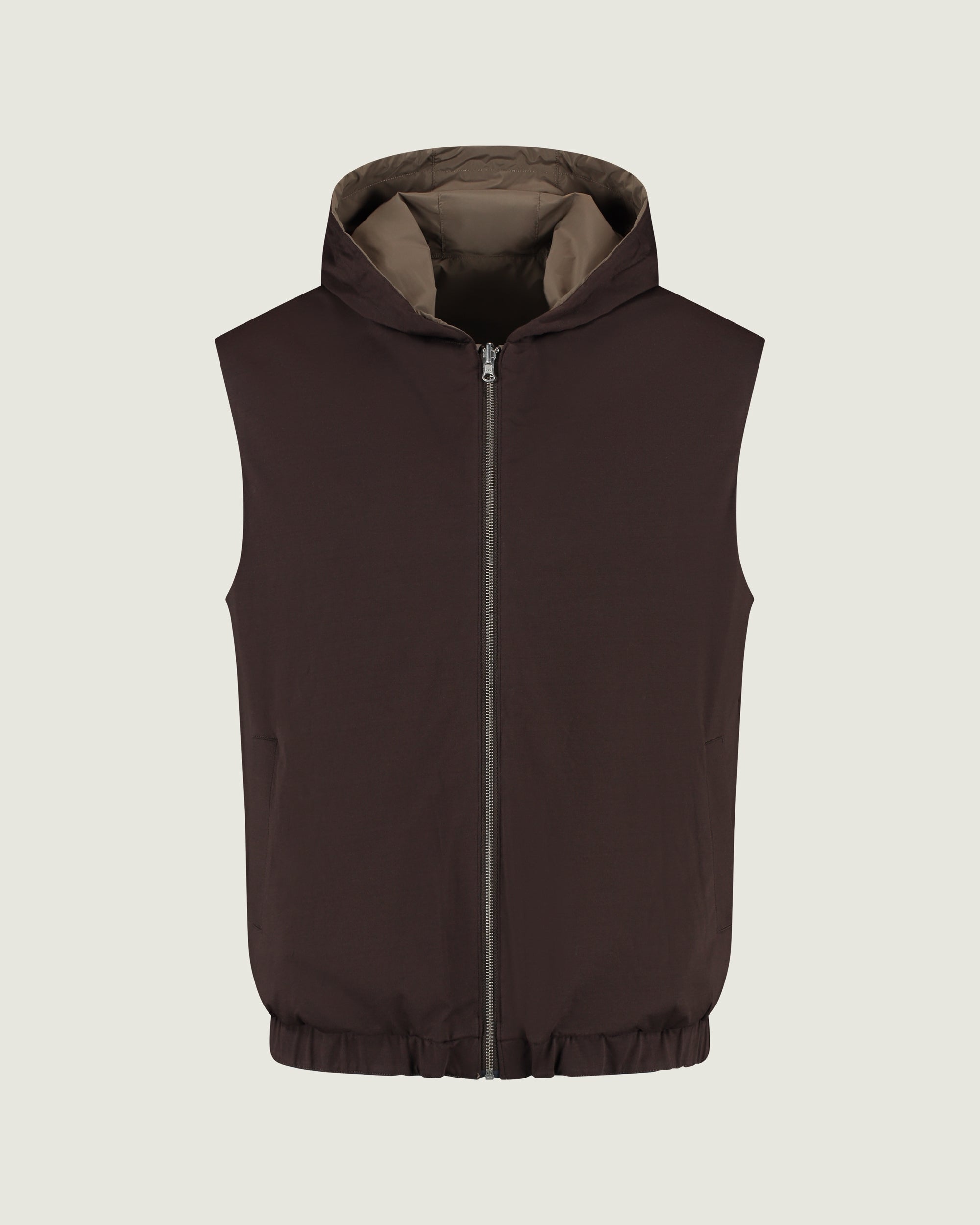 DUQUEZZI REVERSIBLE VEST | Desert