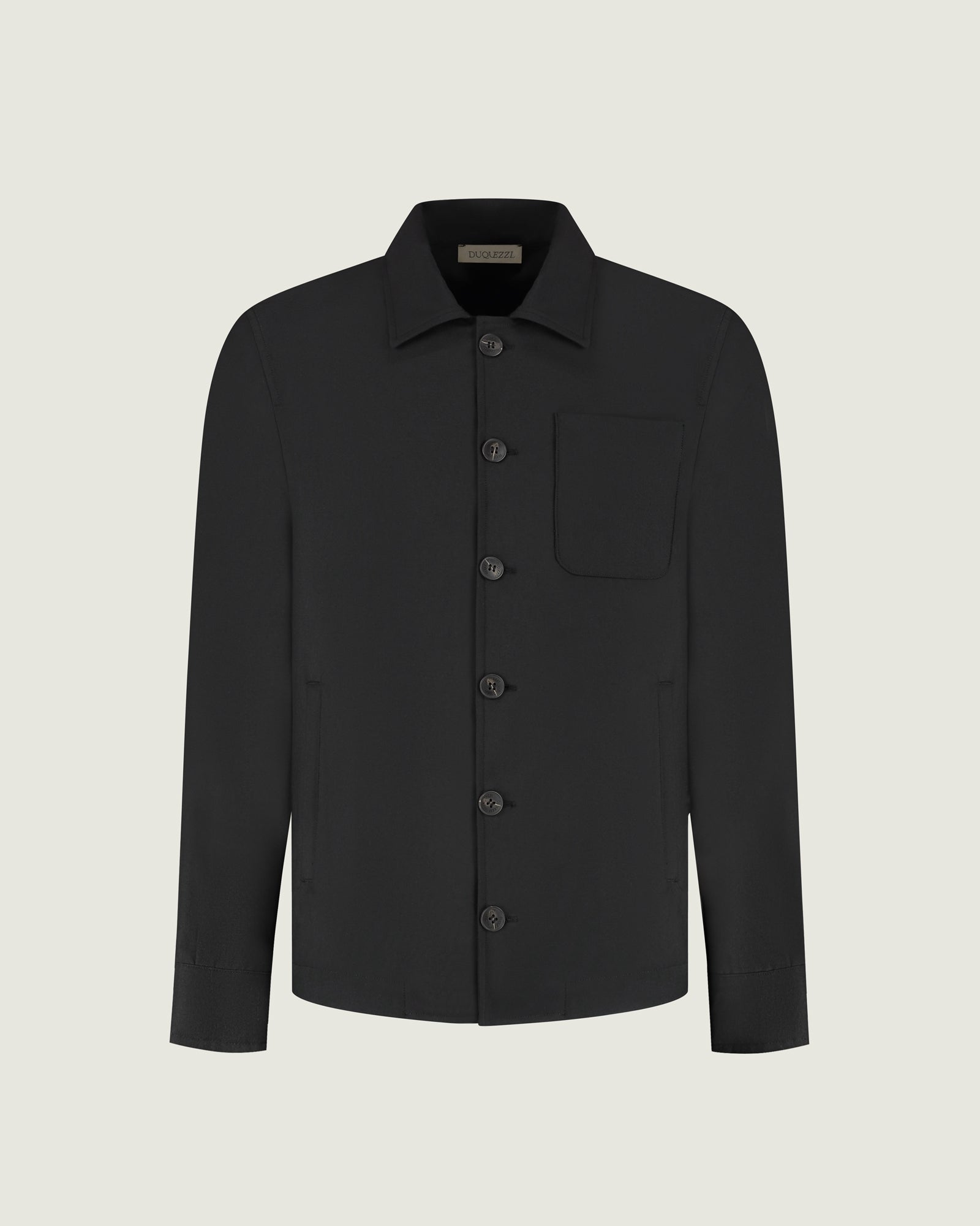 DUQUEZZI WOOL BLEND OVERSHIRT | Black