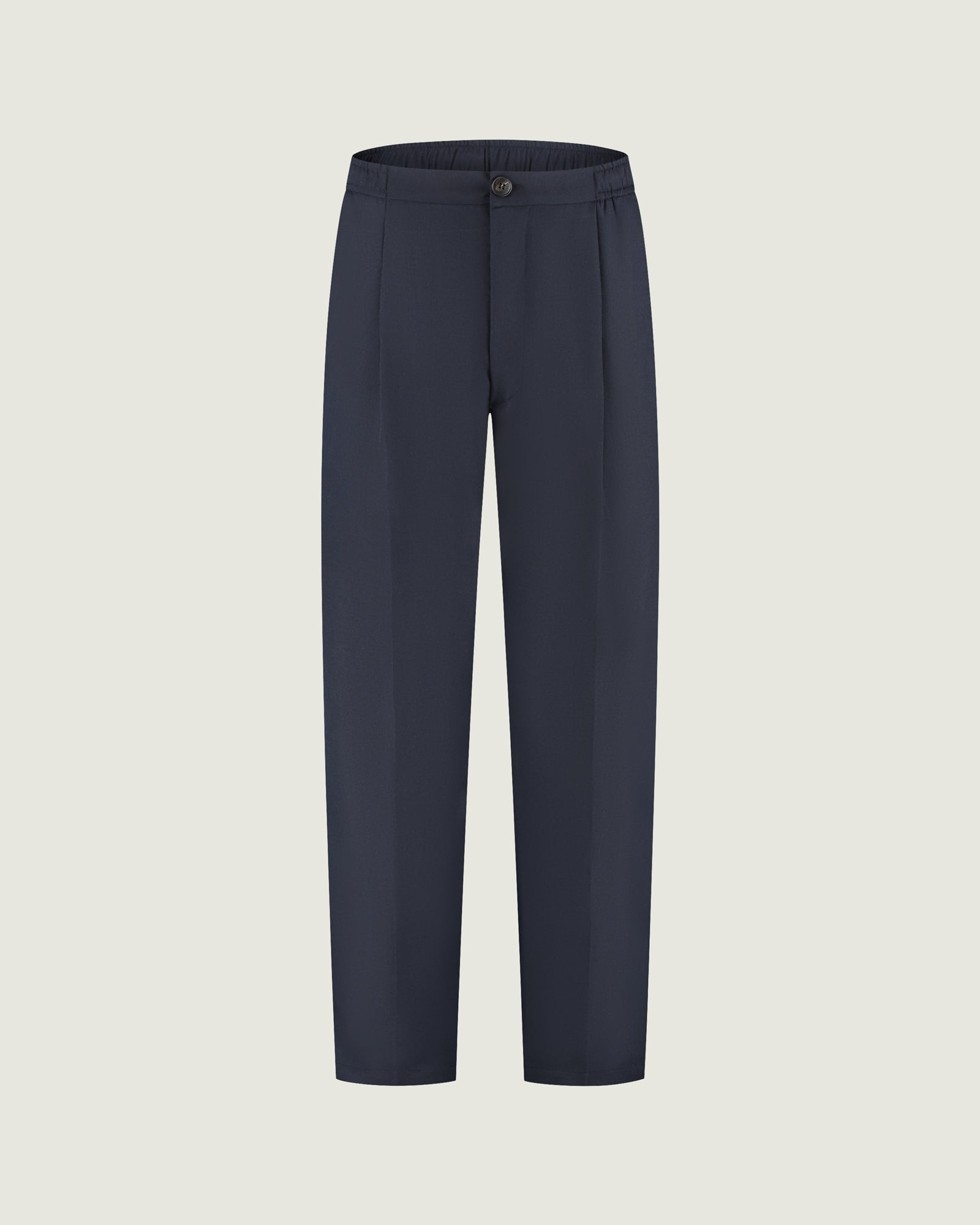 DUQUEZZI WOOL BLEND TROUSERS | Navy