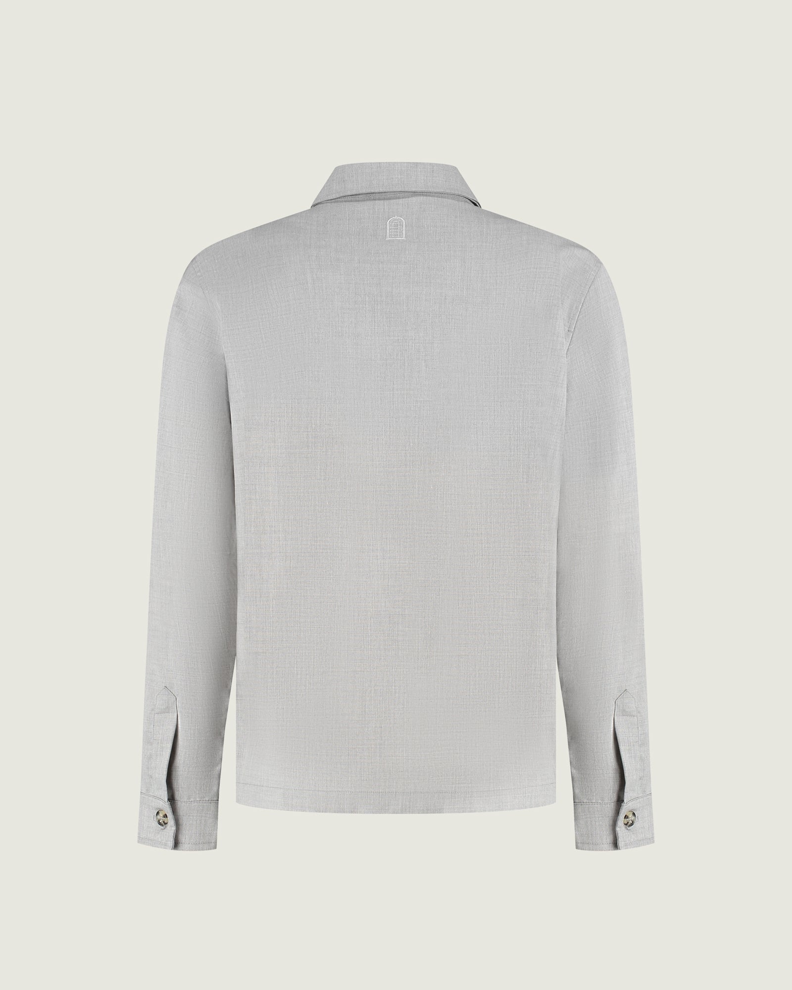 DUQUEZZI WOOL STRETCH JACKET | Grey Melange