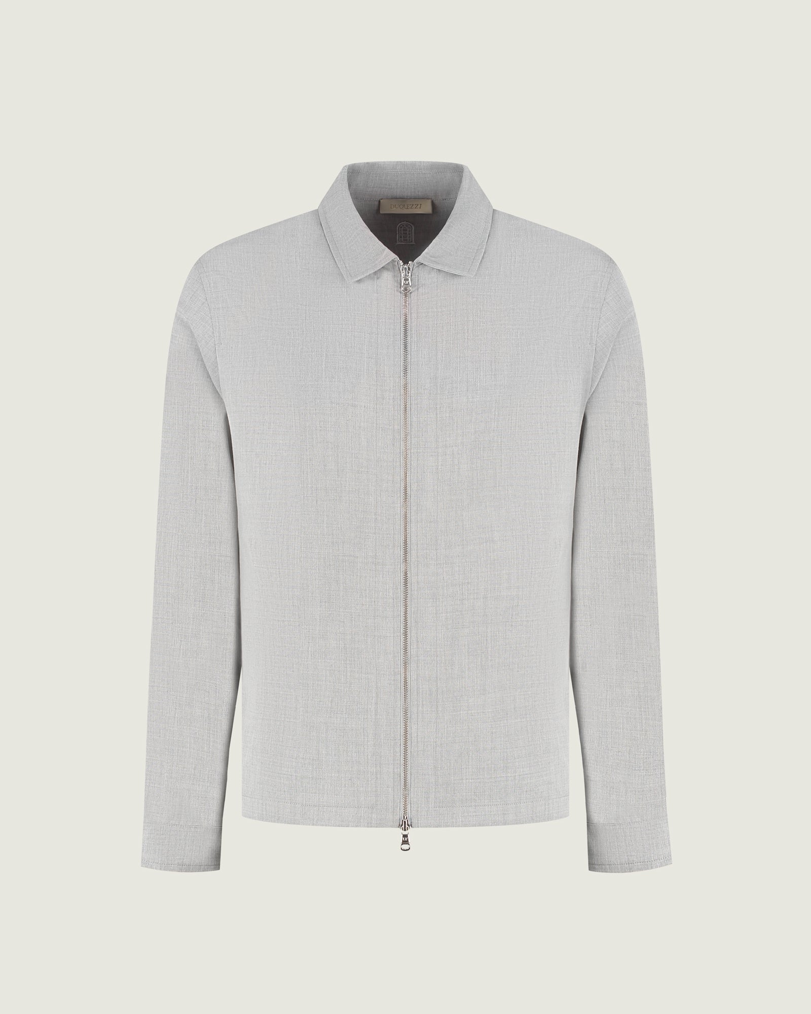 DUQUEZZI WOOL STRETCH JACKET | Grey Melange