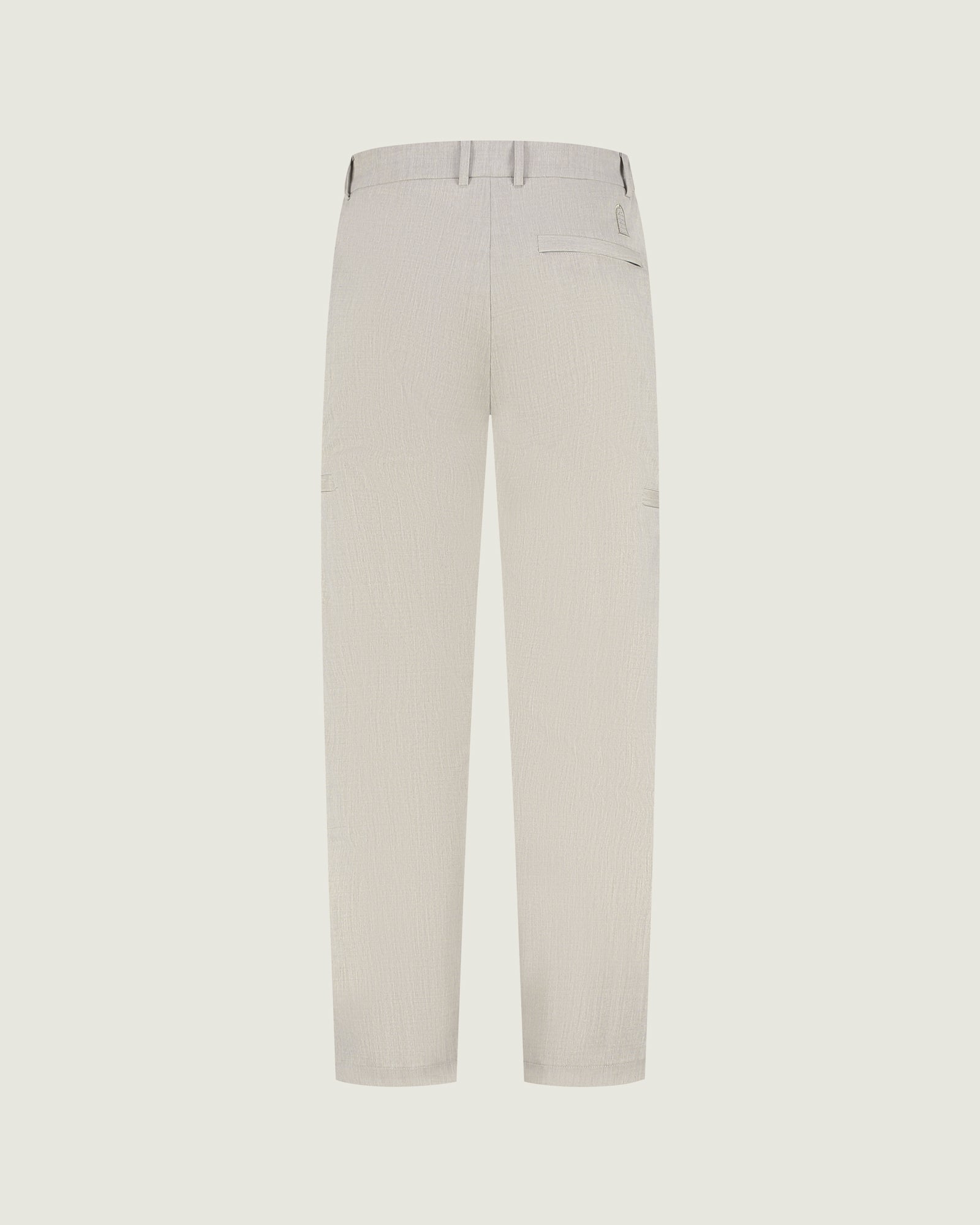 DUQUEZZI WOOL STRETCH TROUSERS | Beige