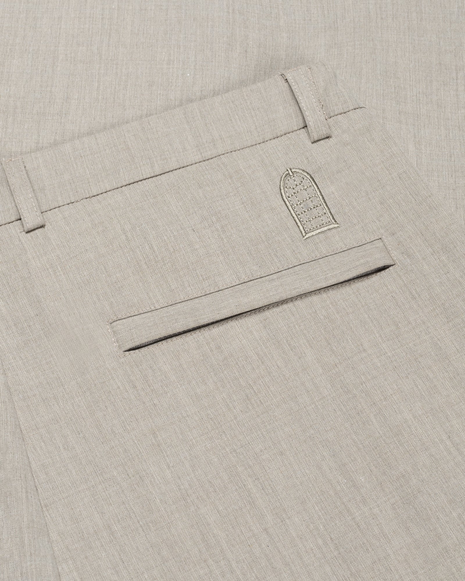 DUQUEZZI WOOL STRETCH TROUSERS | Beige