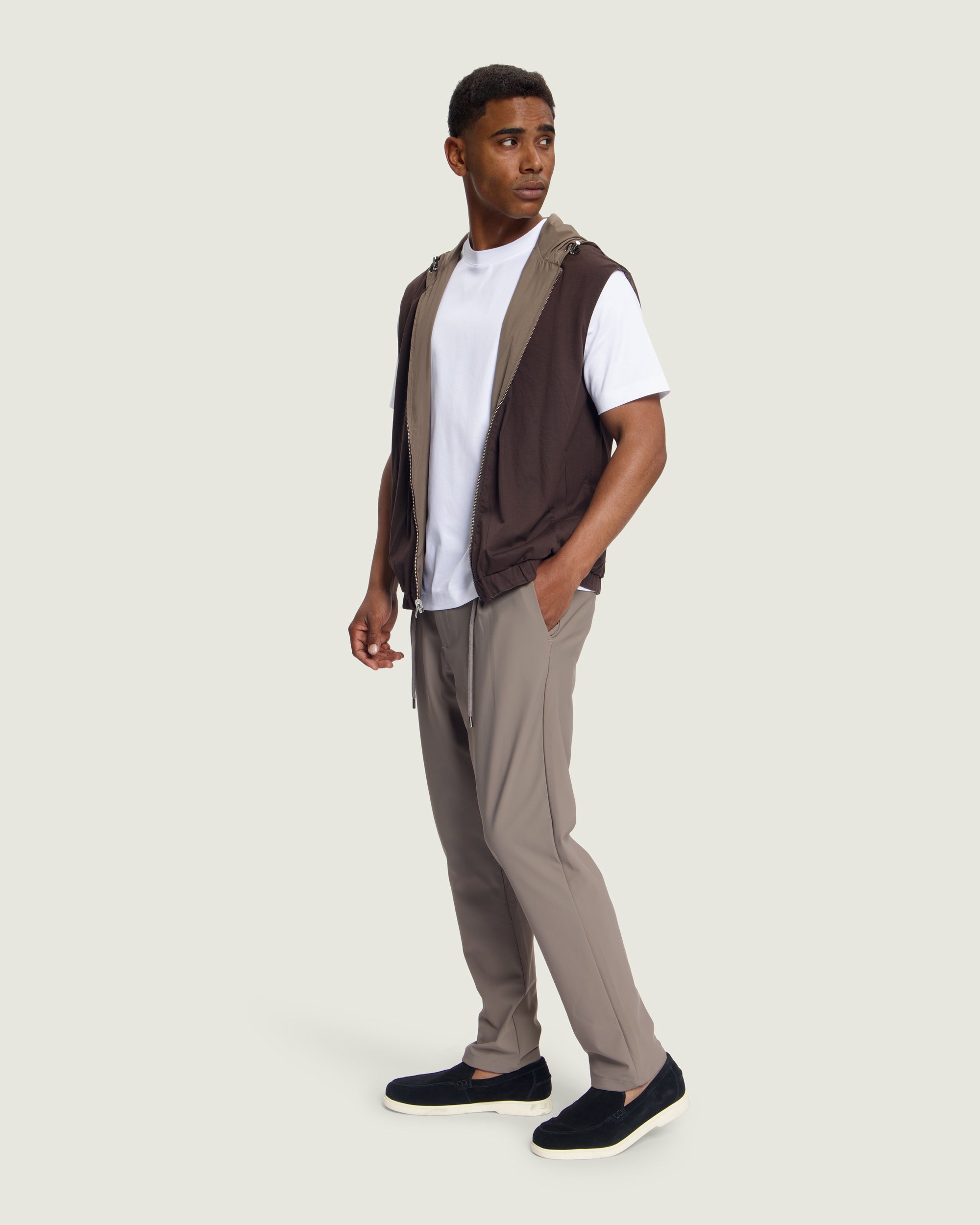 DUQUEZZI REVERSIBLE VEST | Desert