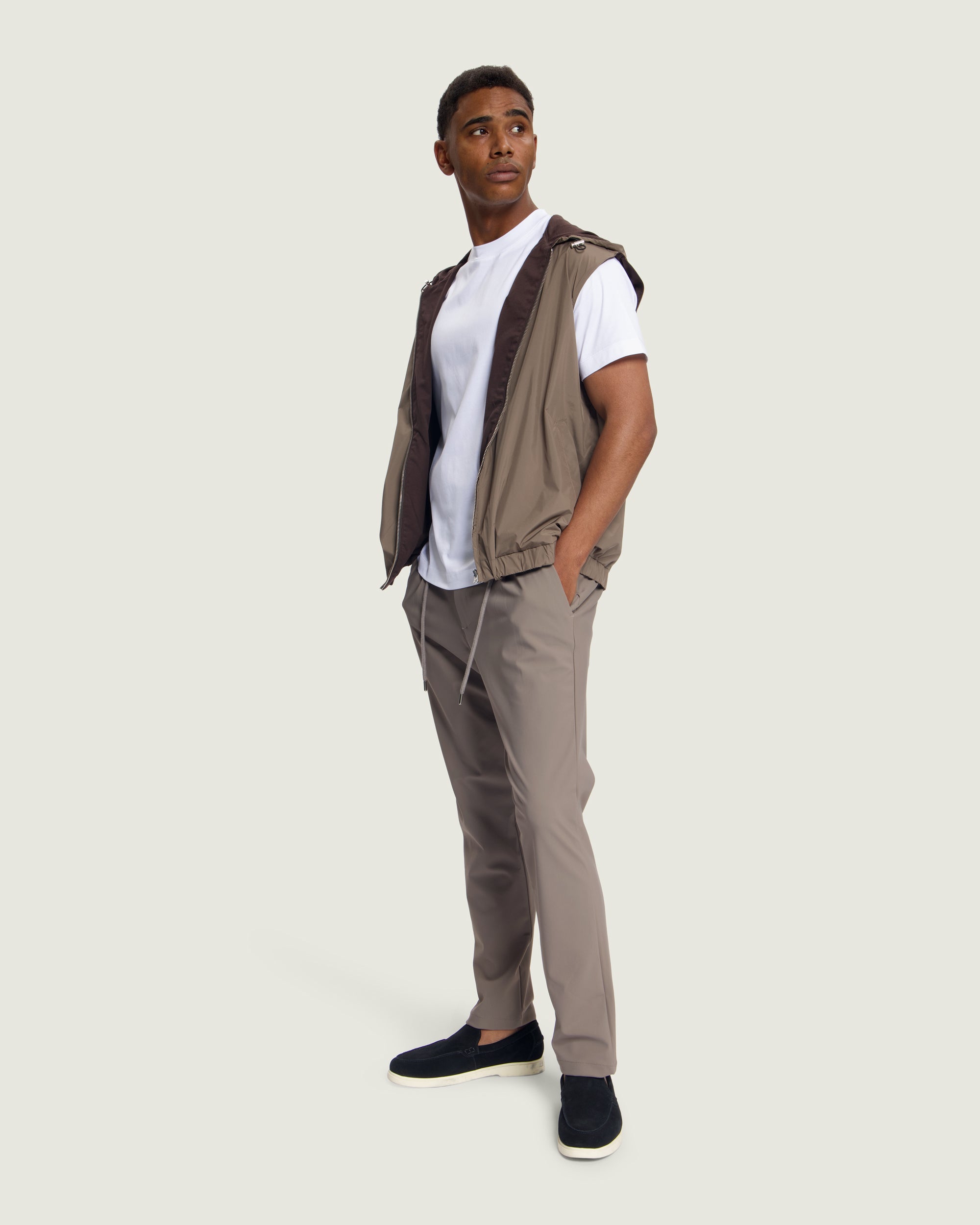 DUQUEZZI REVERSIBLE VEST | Desert