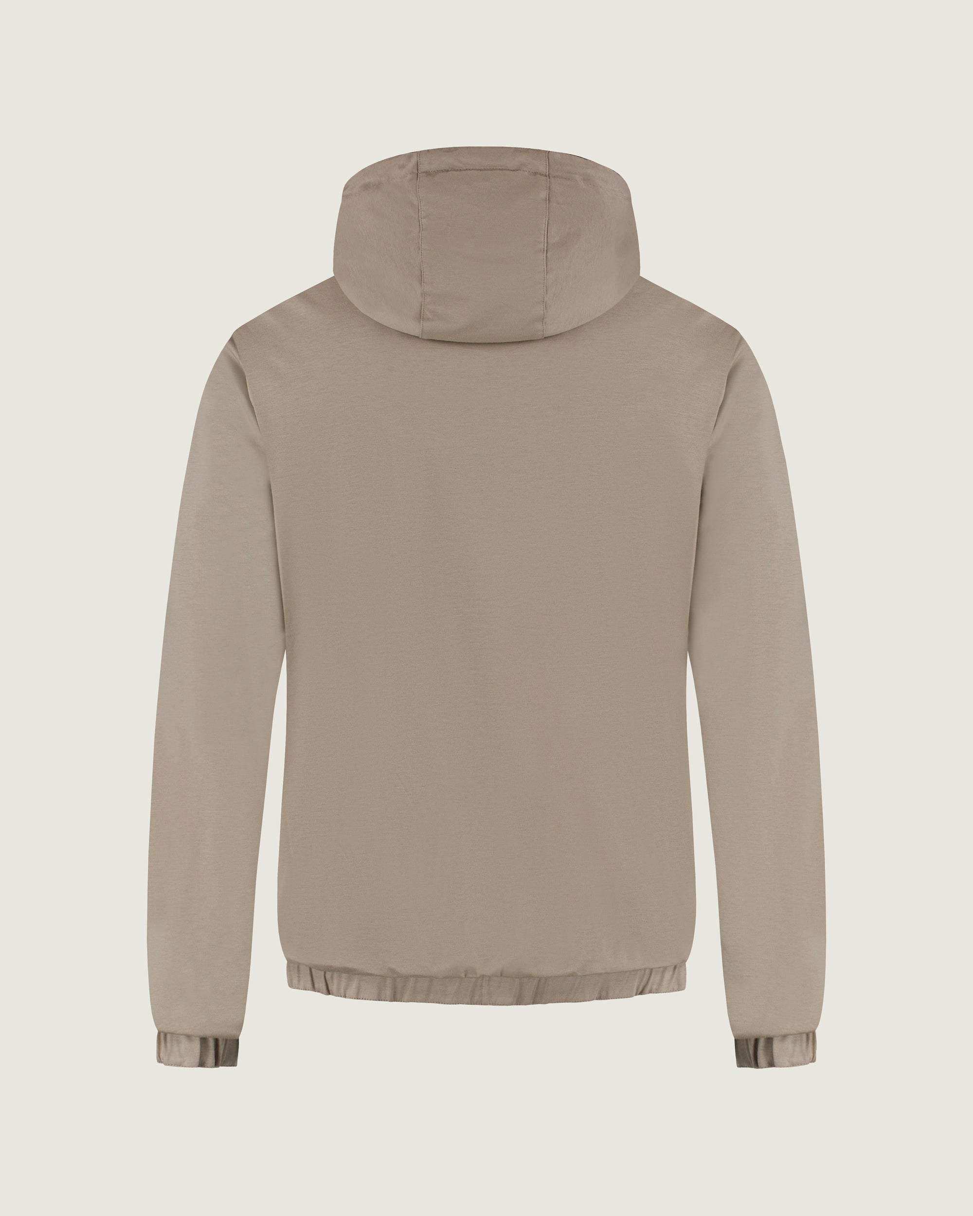 DUQUEZZI HOODED REVERSIBLE BOMBER | Caramel Syrup