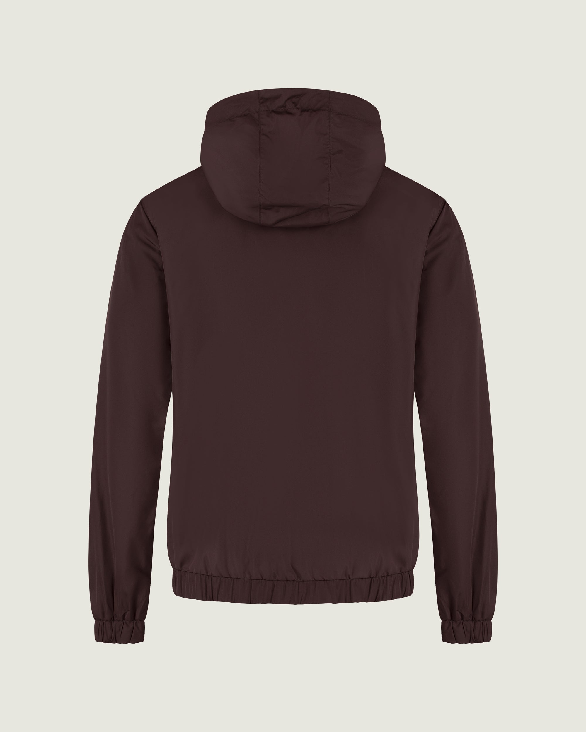 DUQUEZZI HOODED REVERSIBLE BOMBER | Burgundy