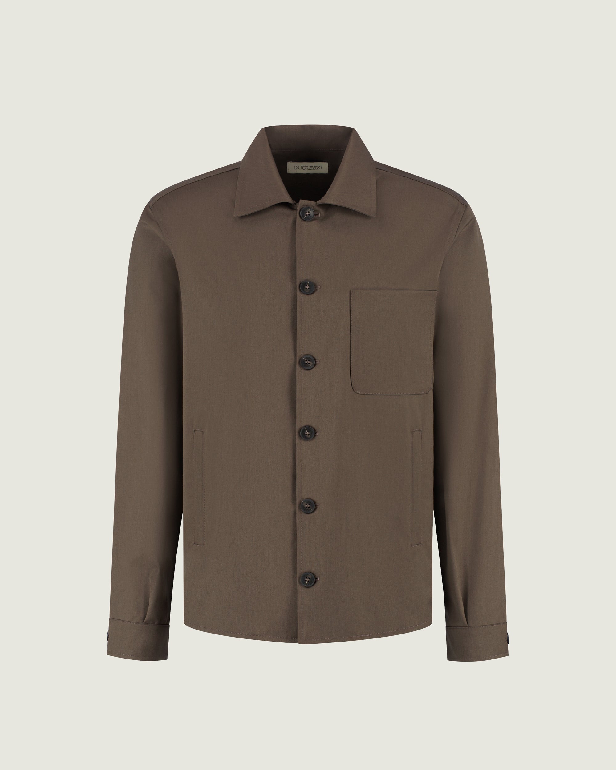 DUQUEZZI WOOL BLEND OVERSHIRT | Caramel Syrup