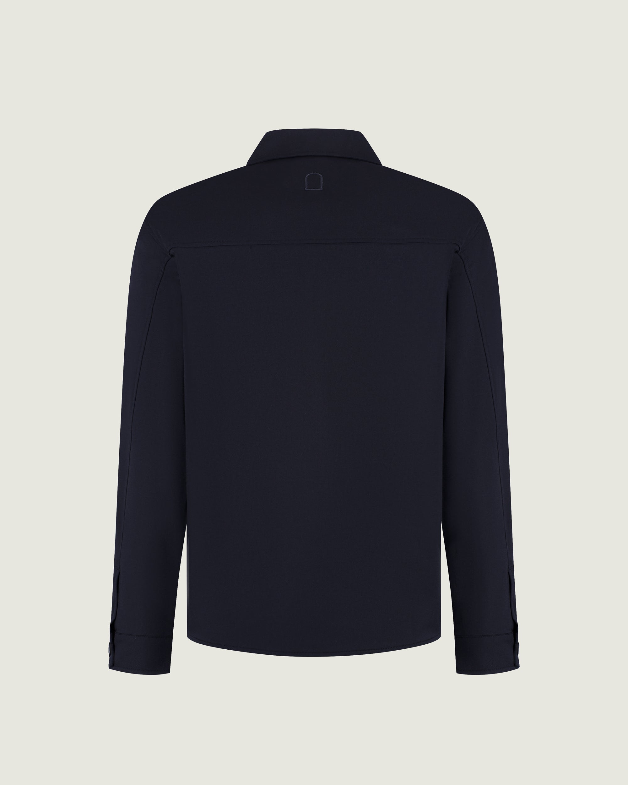 DUQUEZZI WOOL BLEND OVERSHIRT | Navy