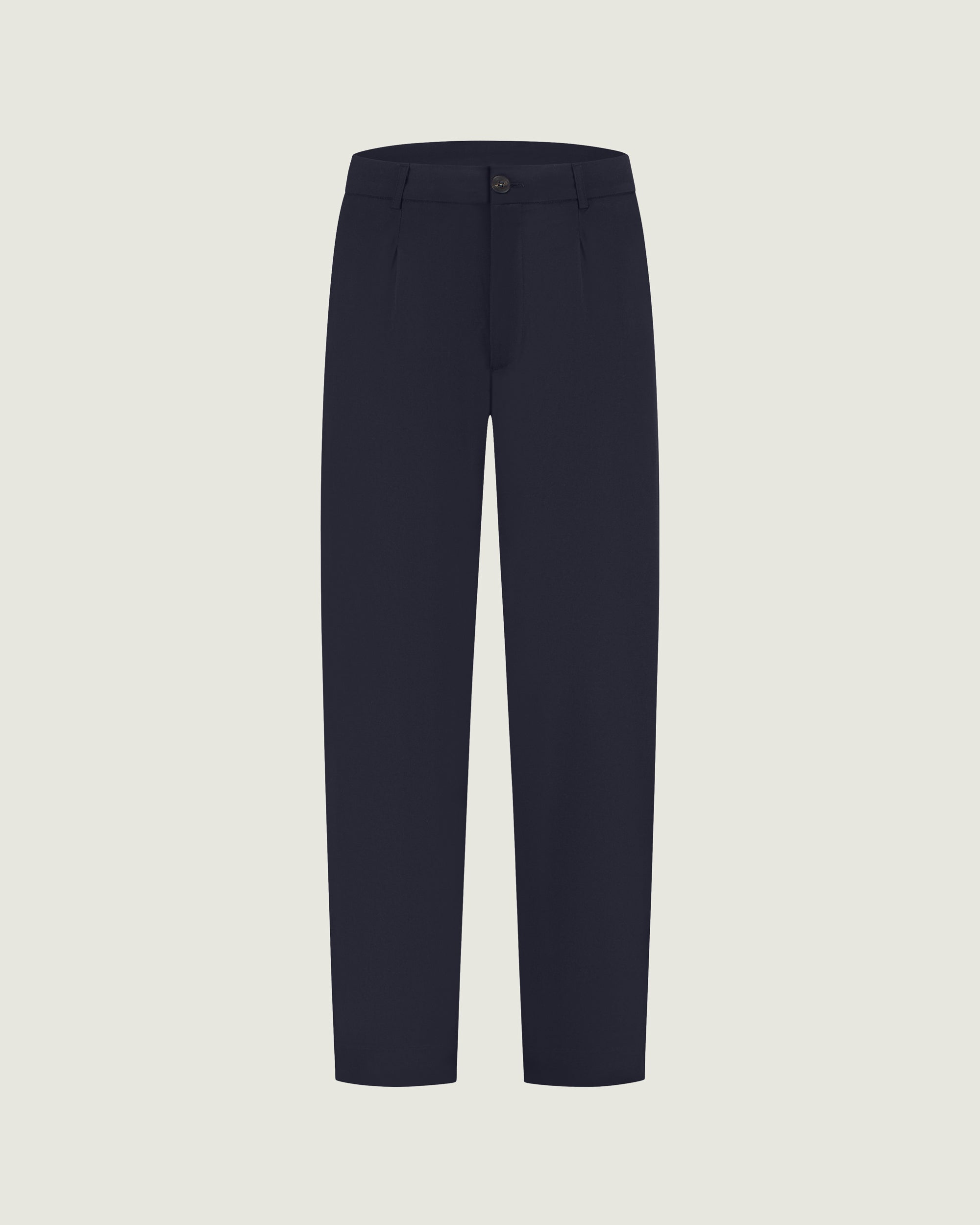DUQUEZZI WOOL BLEND TROUSERS | Navy