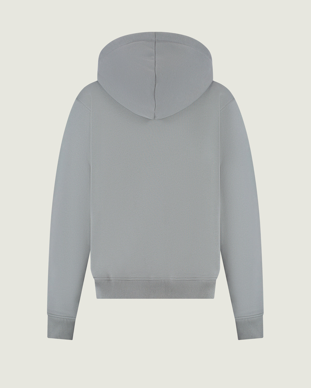 DUQUEZZI ELEGANT TAILORED ZIP HOODIE | Dark Grey