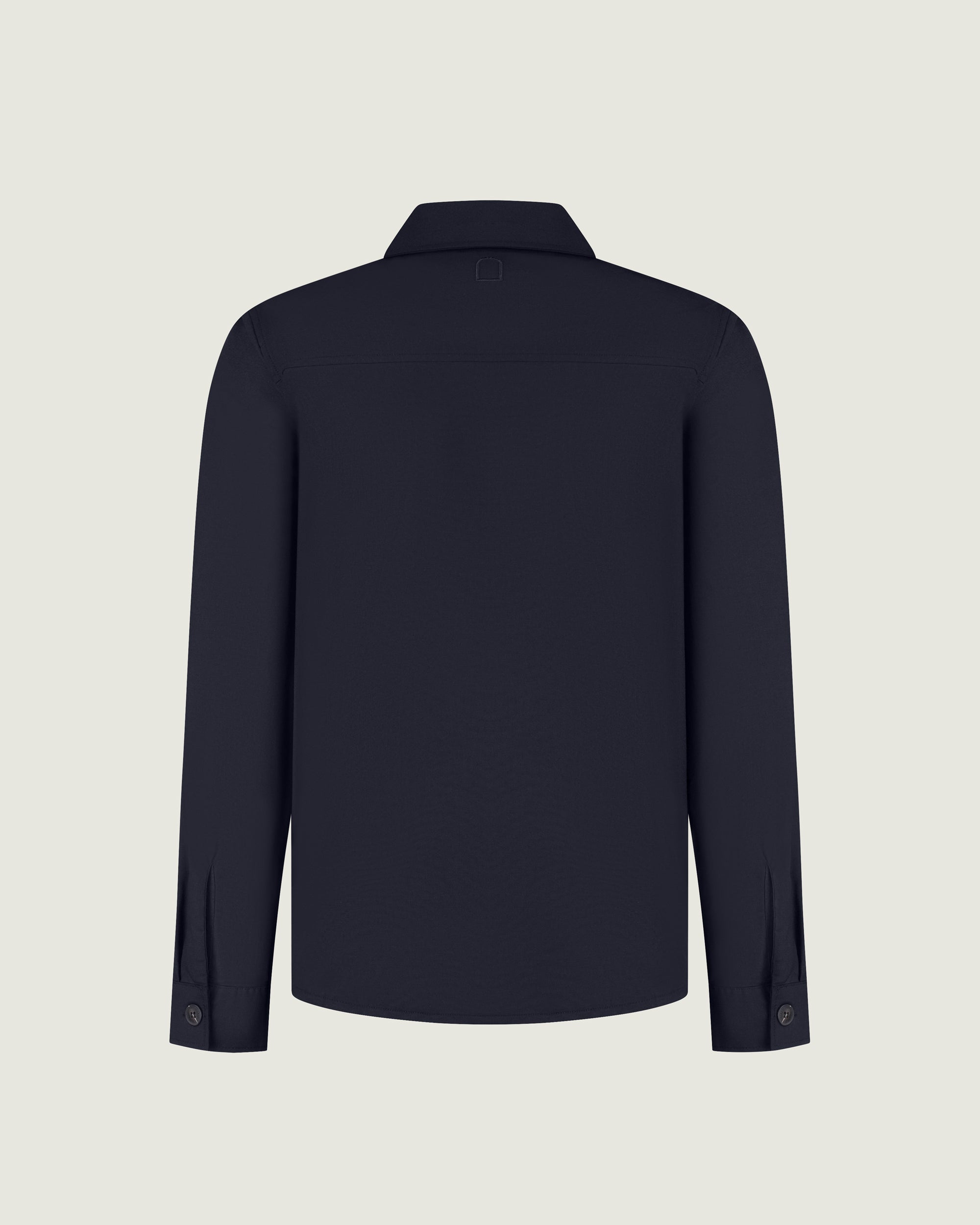 DUQUEZZI CESARE WOOL BLEND OVERSHIRT | Navy