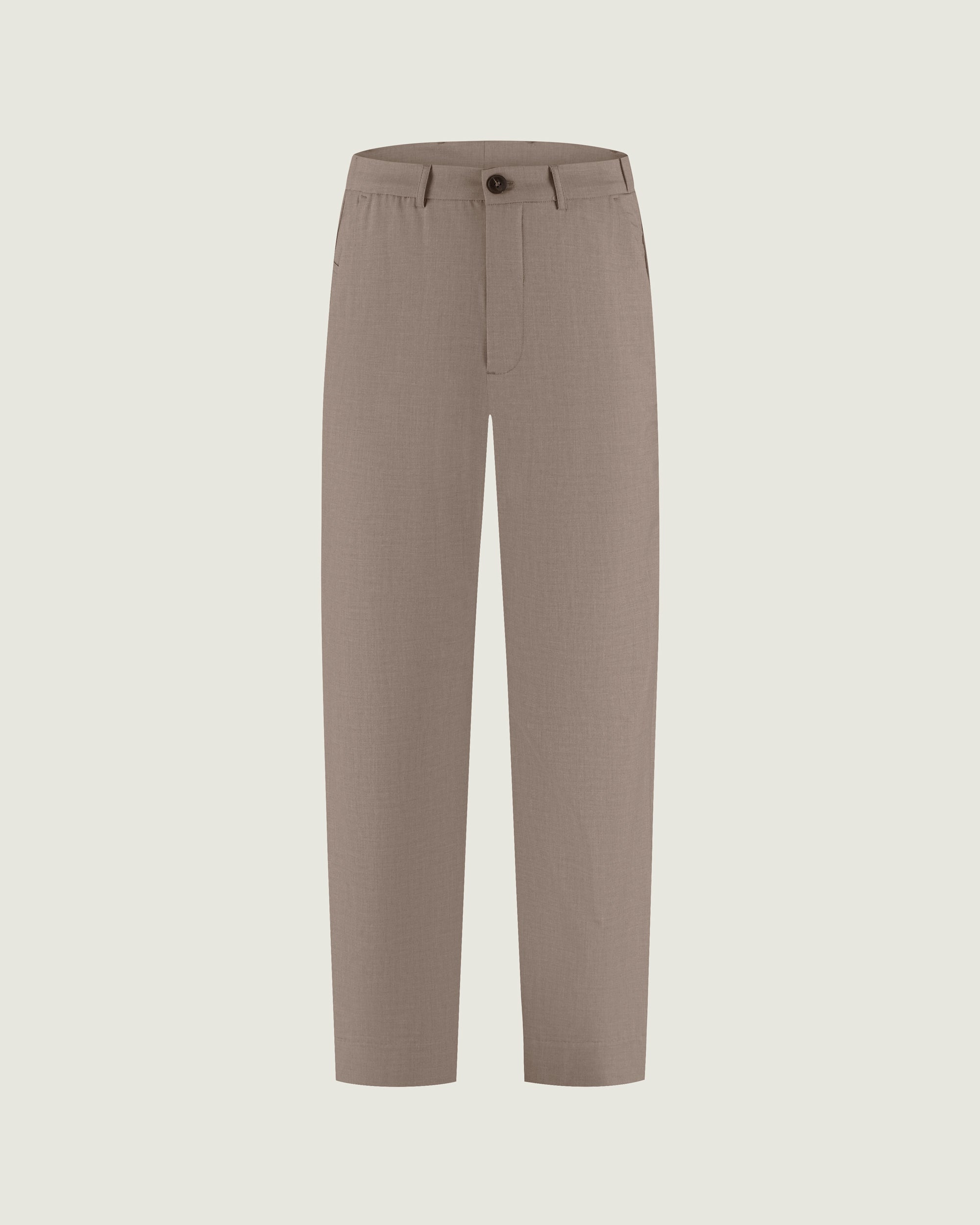 DUQUEZZI CESARE WOOL BLEND PANTS | Caramel Syrup