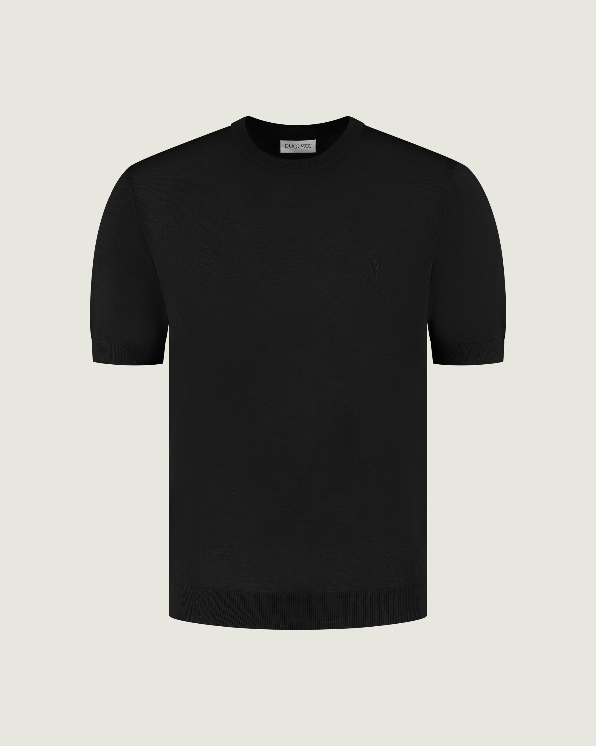 DUQUEZZI MERINO T-SHIRT | Black
