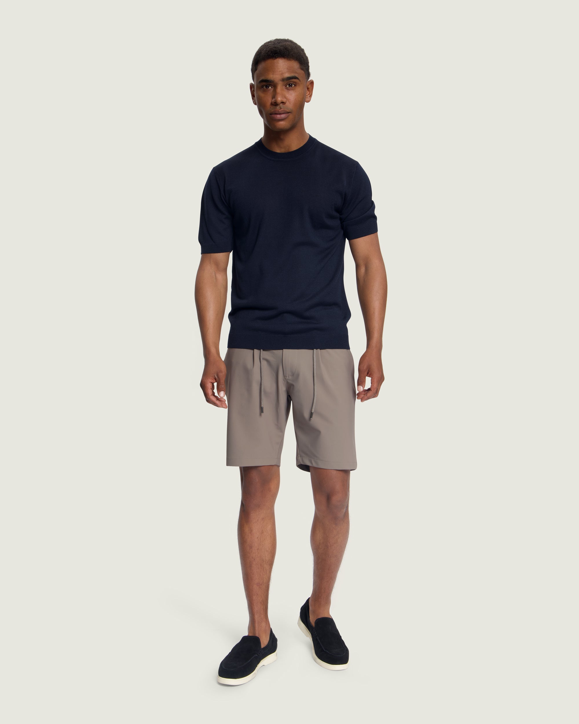 DUQUEZZI MERINO T-SHIRT | Navy