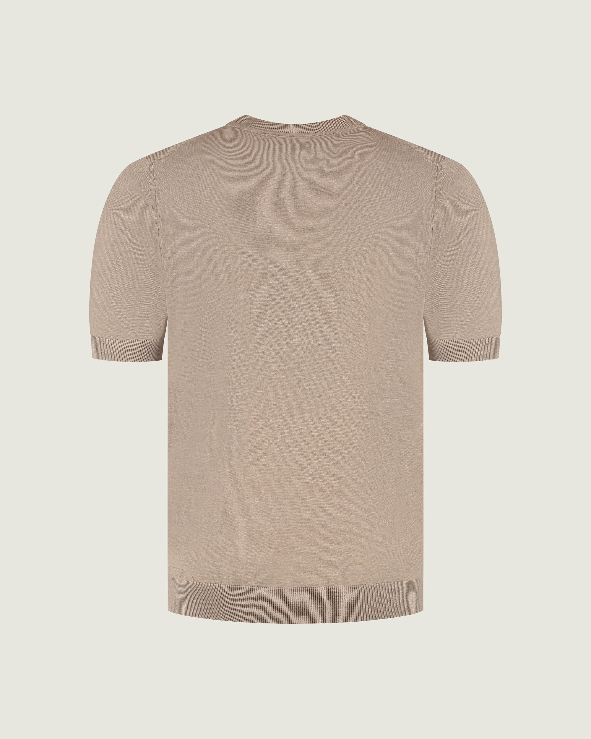 DUQUEZZI MERINO T-SHIRT | Taupe