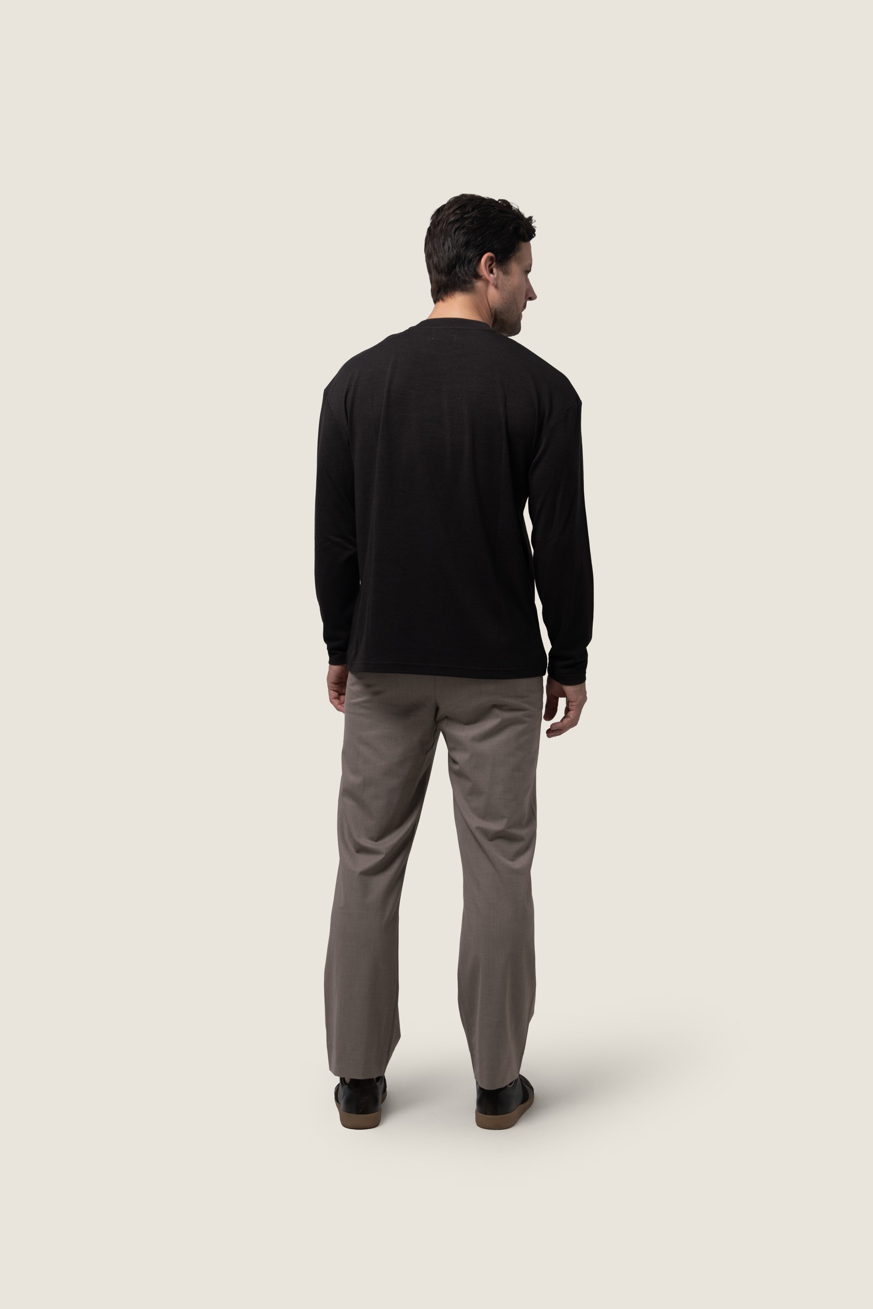 DUQUEZZI COOLMAX  LONGSLEEVE SHIRT | Dark Brown