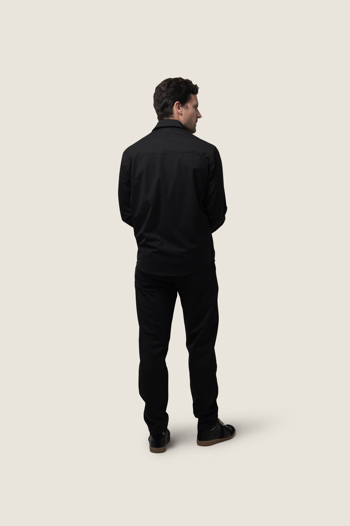 DUQUEZZI WOOL BLEND OVERSHIRT ARTURO | Black
