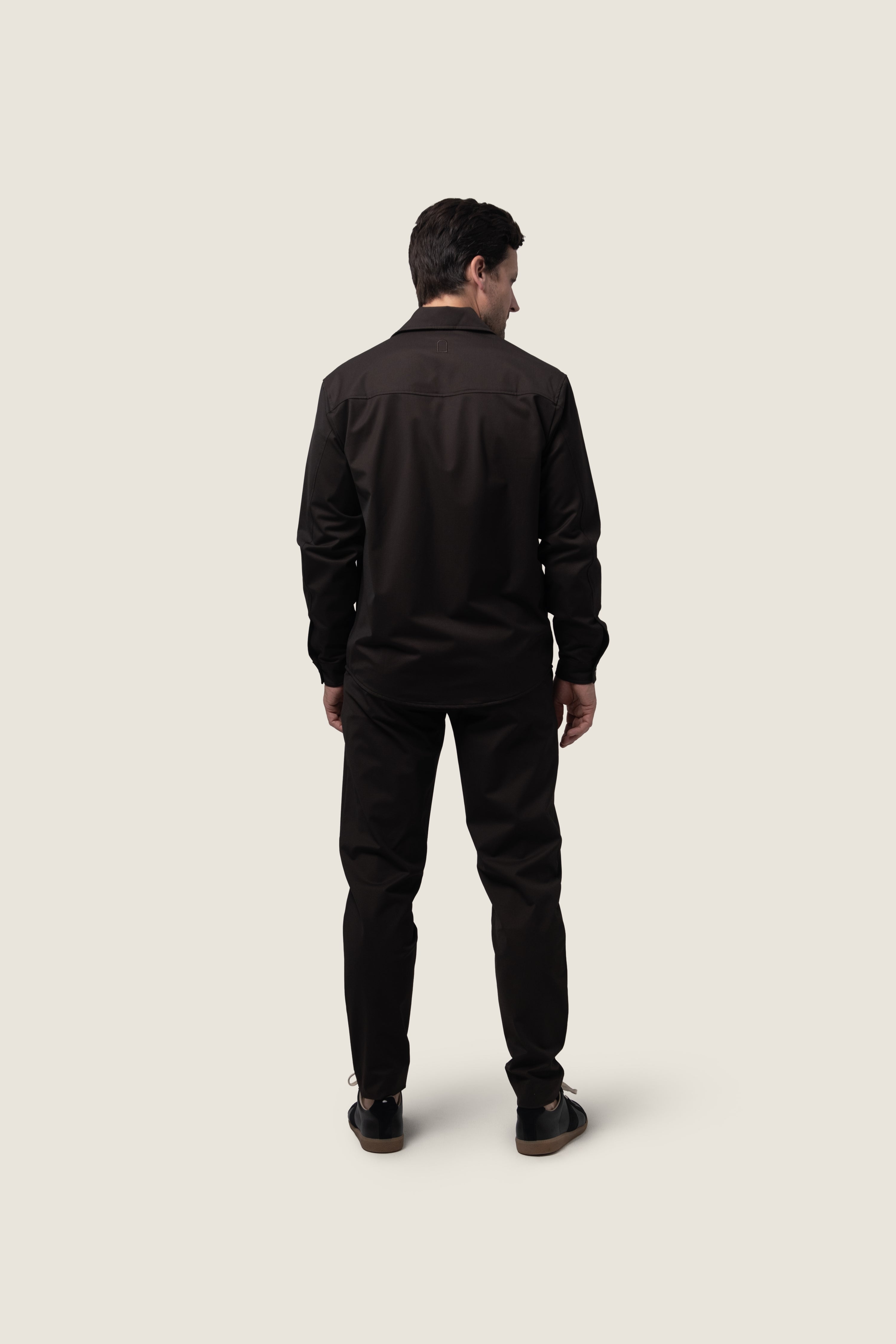 DUQUEZZI WOOL BLEND OVERSHIRT | Dark Brown