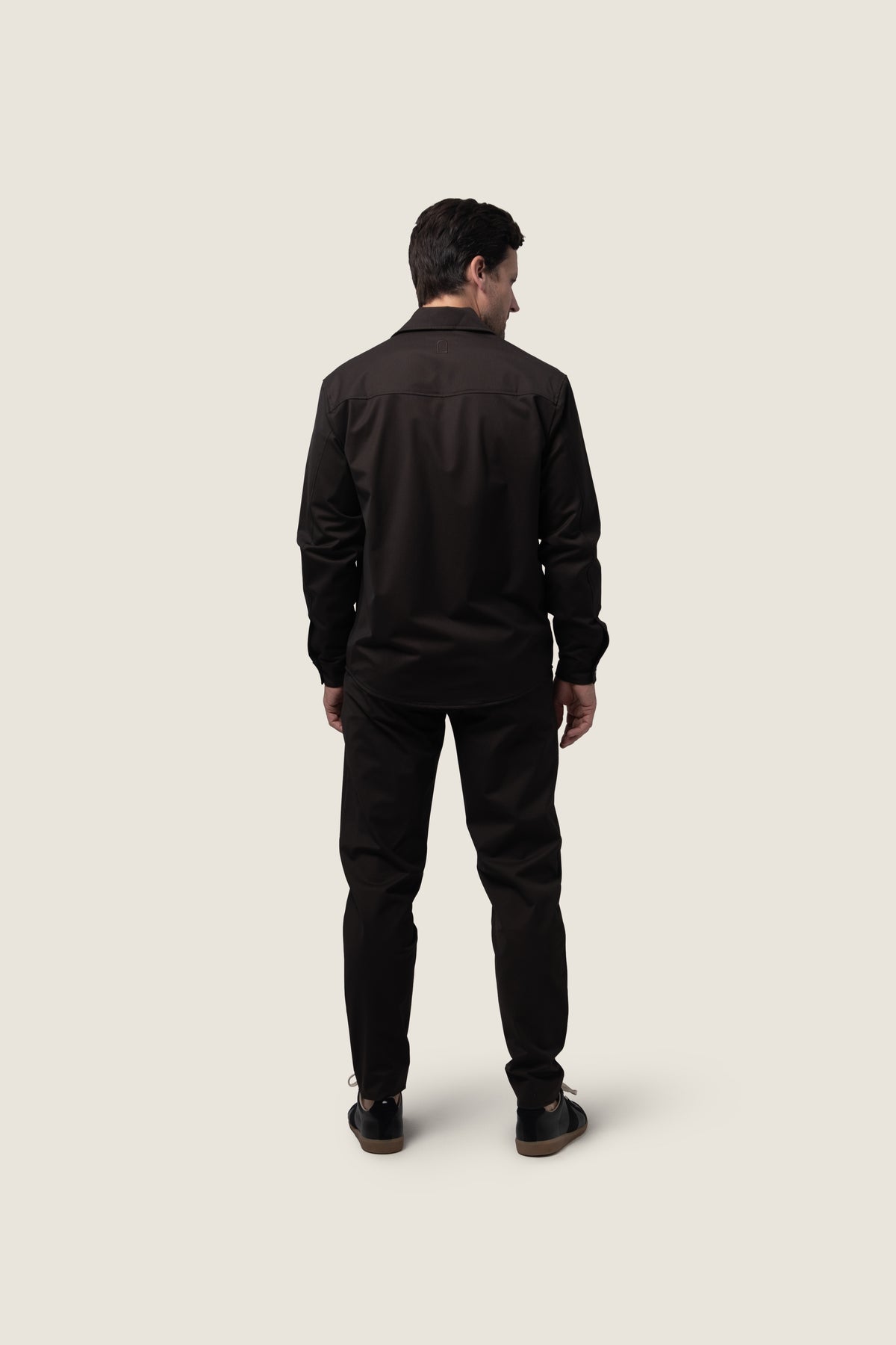 DUQUEZZI WOOL BLEND TROUSERS | Dark Brown