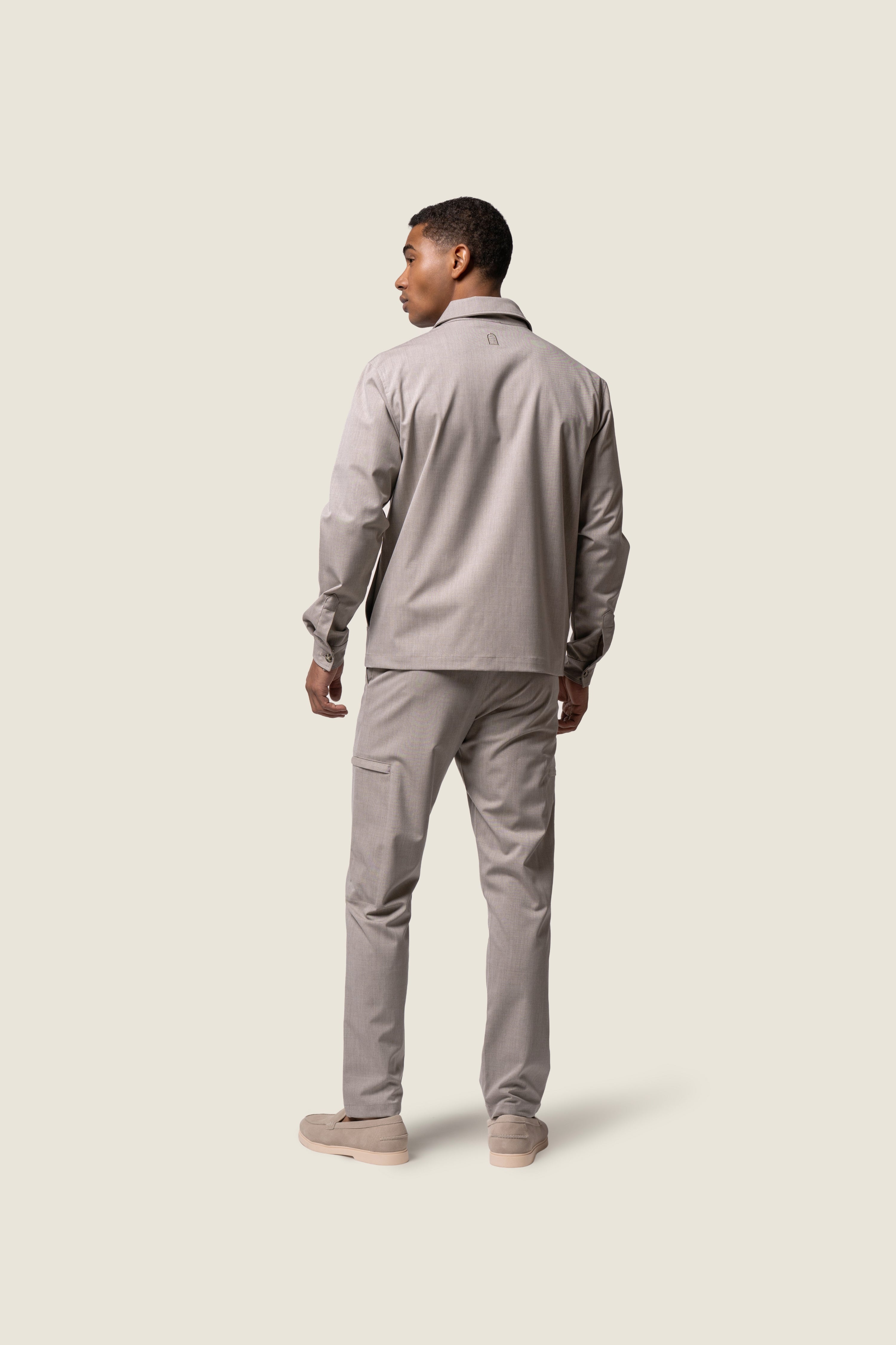 DUQUEZZI WOOL STRETCH JACKET | Beige