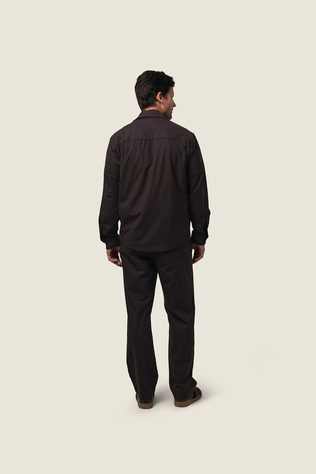 DUQUEZZI WOOL STRETCH JACKET CASELLA | Dark Brown
